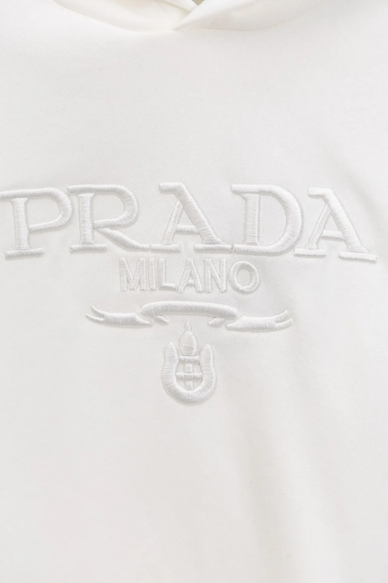 Logo-Embroidered Cotton-Jersey Hoodie D20019900 — view 4