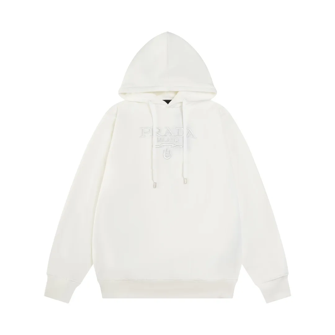 Logo-Embroidered Cotton-Jersey Hoodie D20019901 — view 2