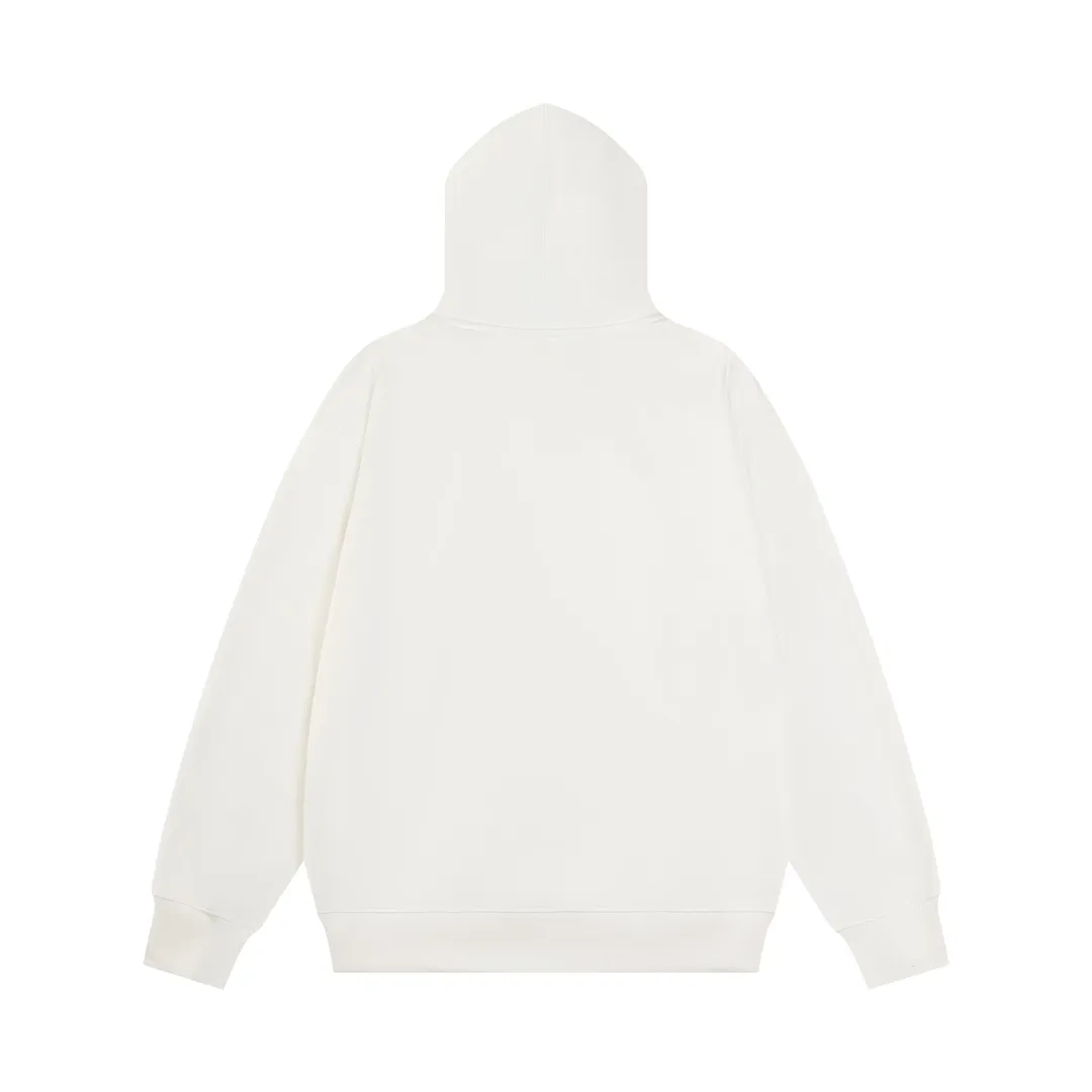 Logo-Embroidered Cotton-Jersey Hoodie D20019901 — view 3