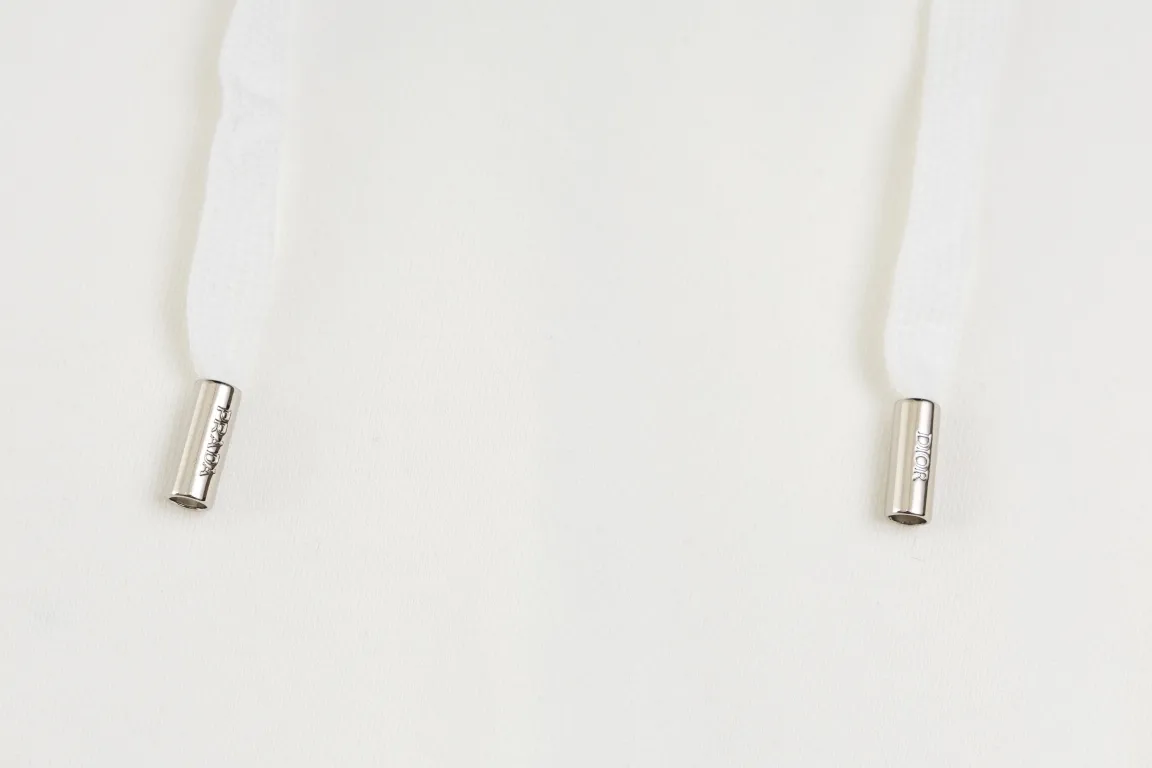 Logo-Embroidered Cotton-Jersey Hoodie D20019901 — view 10