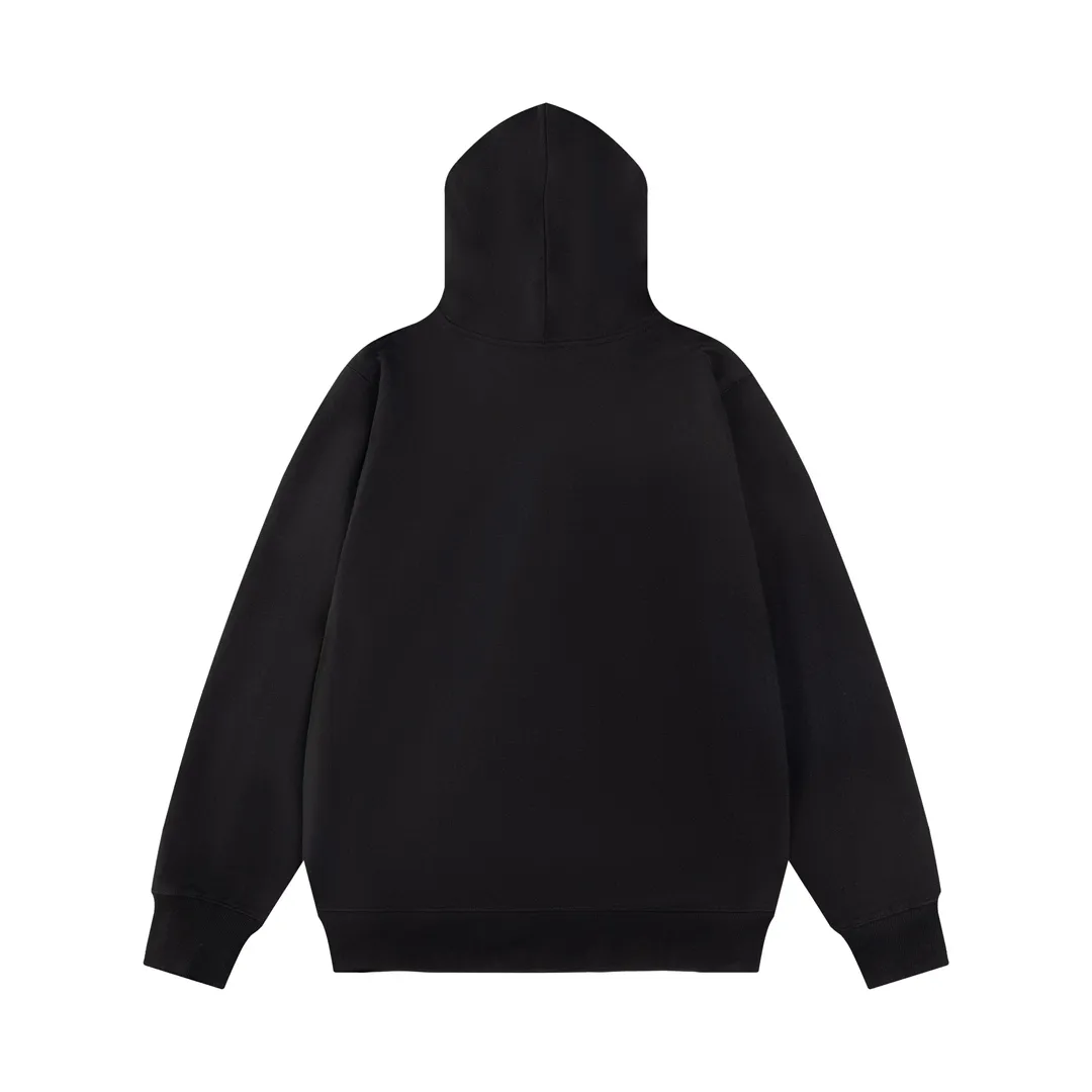 Logo-Embroidered Cotton-Jersey Hoodie D20019899 — view 3