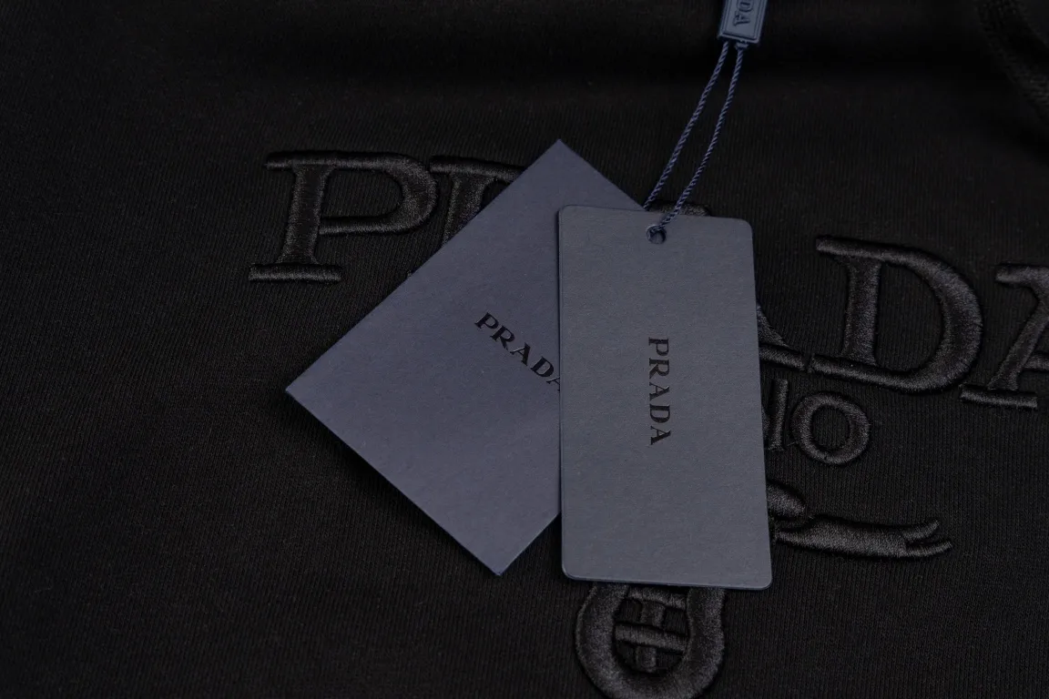 Logo-Embroidered Cotton-Jersey Hoodie D20019899 — view 10