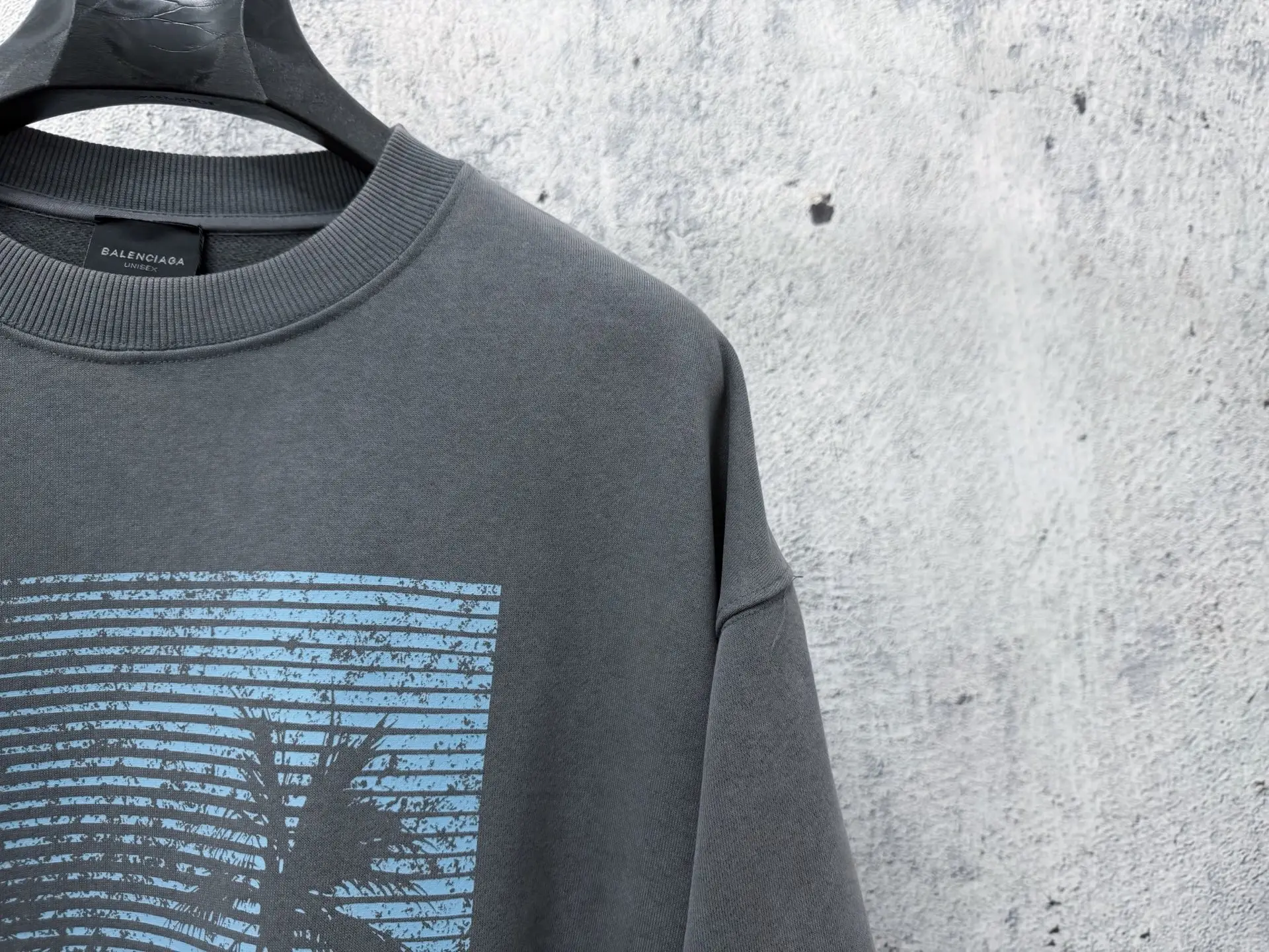 Palm Tree Graphic Oversized Sweatshirt D20523369 — view 3