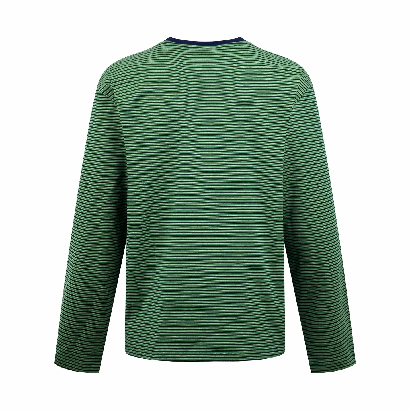 Striped Cotton Long-Sleeve T-Shirt D20519920 — view 2