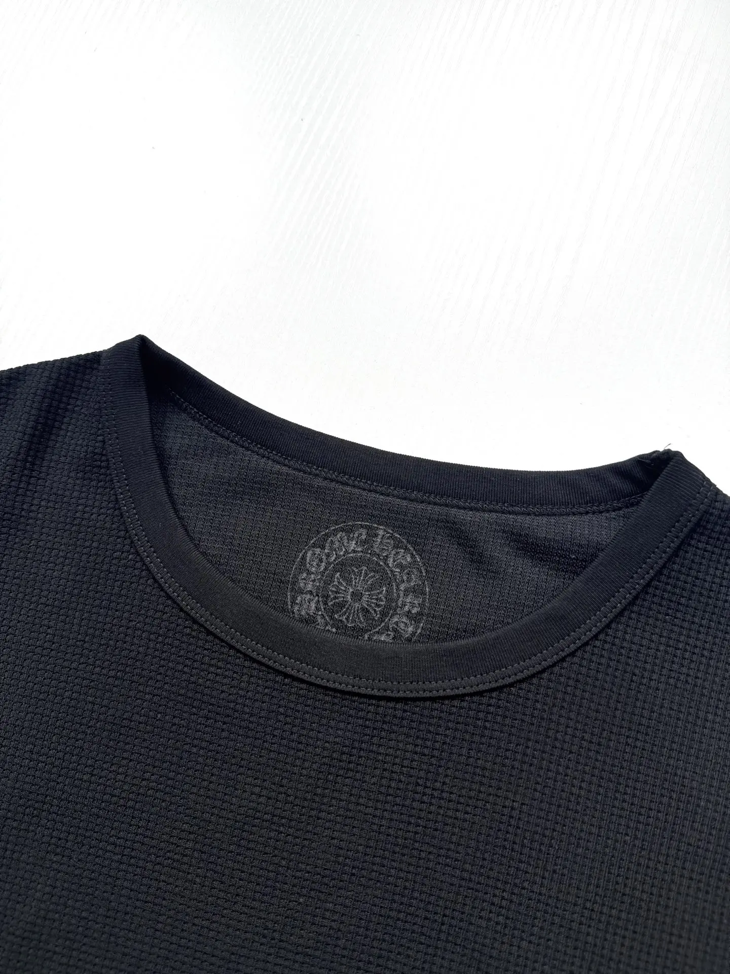 Horseshoe Logo Waffle-Knit Long-Sleeve T-Shirt D20522622 — view 8