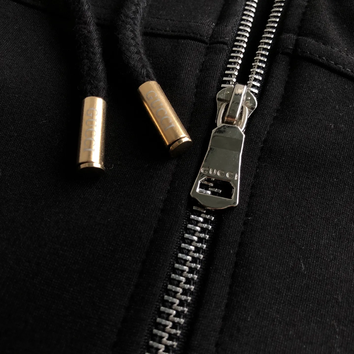 Web-Stripe Trim Hooded Zip-Up Sweatshirt D20520081 — view 5