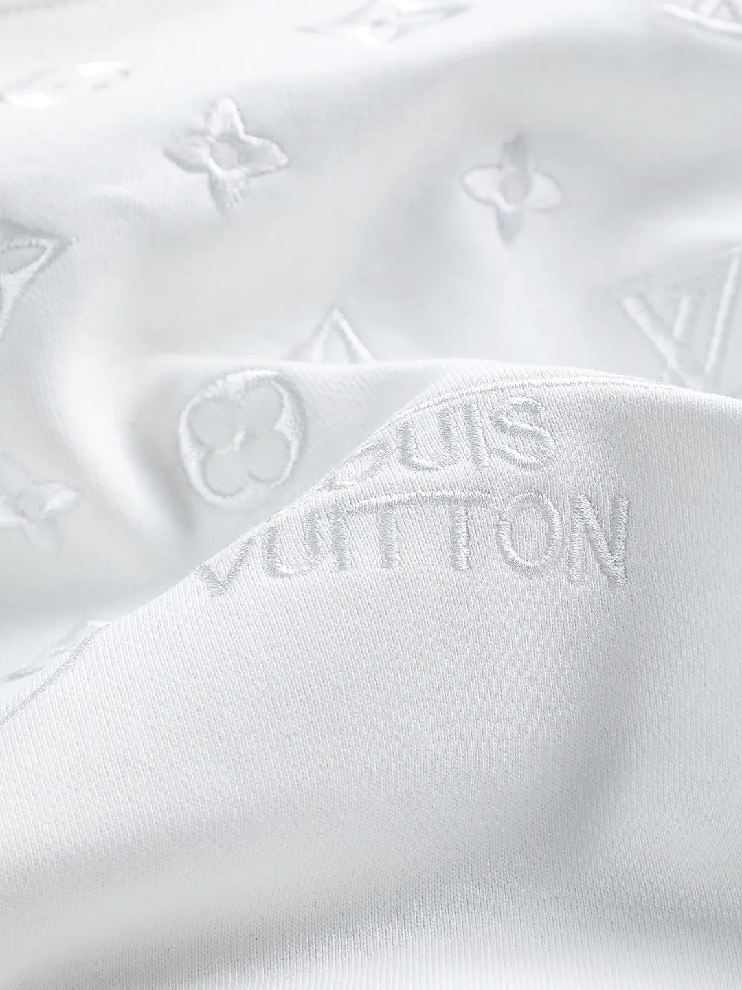 Monogram Embroidered Cotton Hoodie D20522825 — view 6