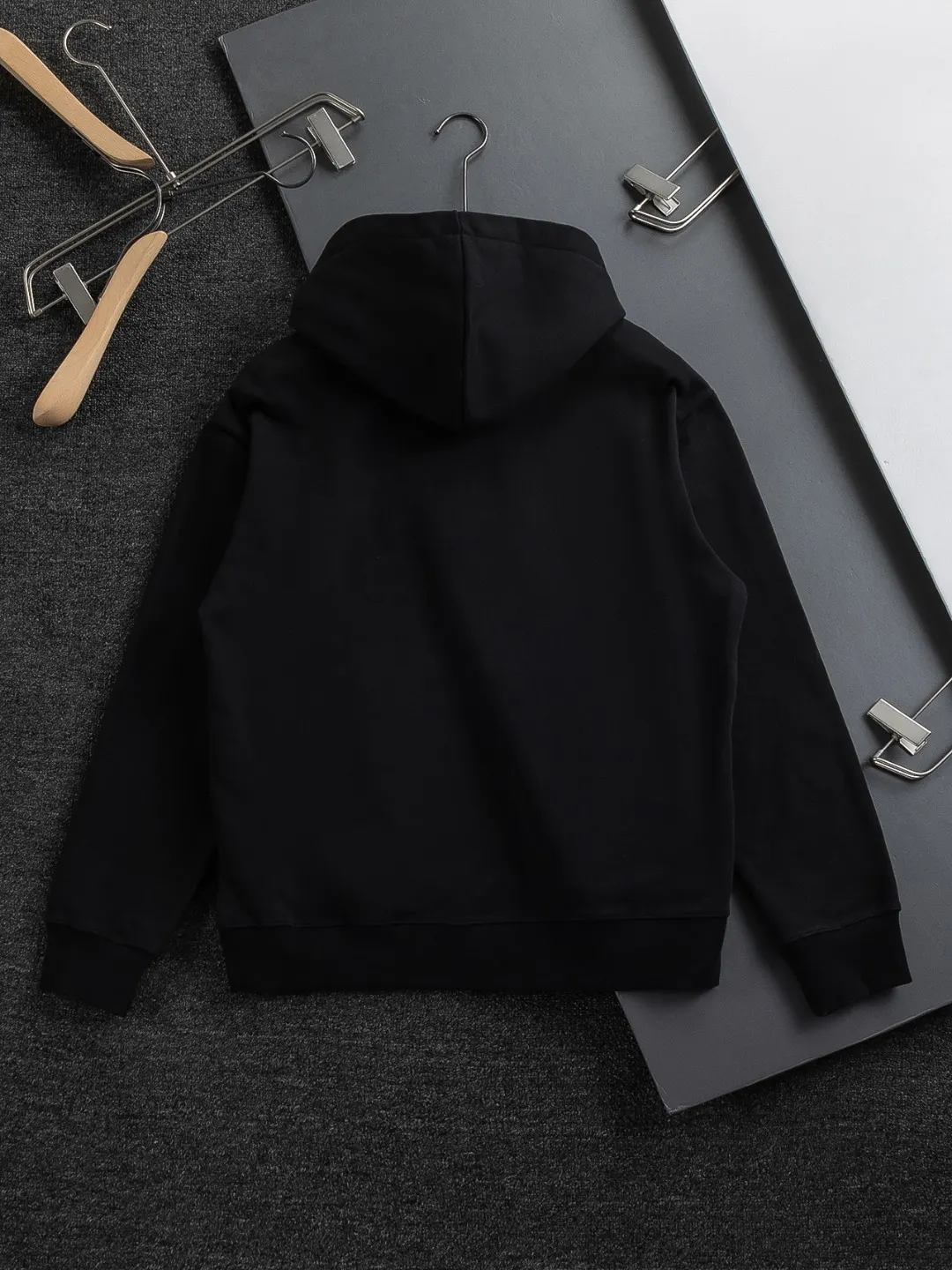 Monogram Embroidered Cotton Hoodie D20522824 — view 2