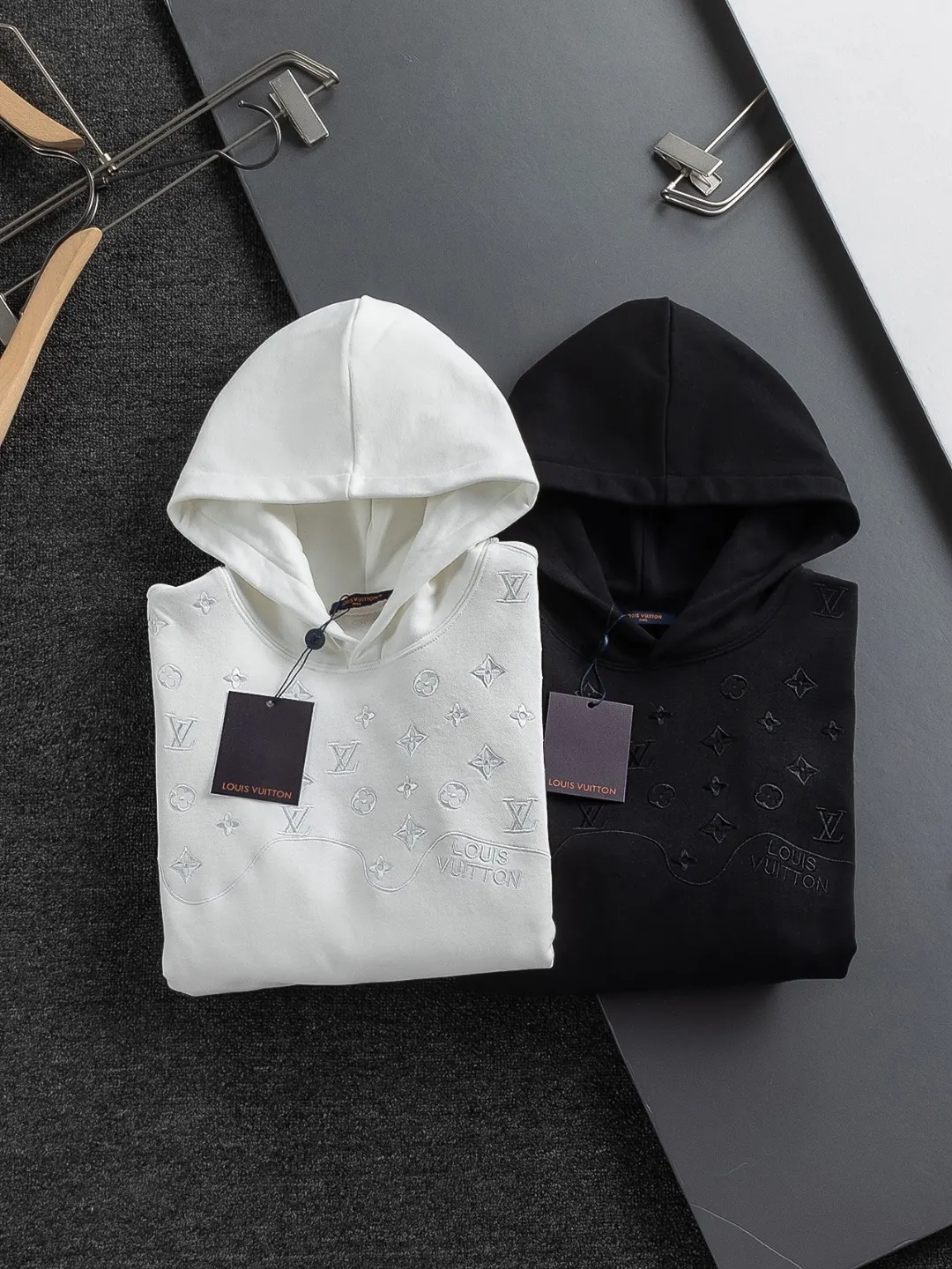 Monogram Embroidered Cotton Hoodie D20522824 — view 3