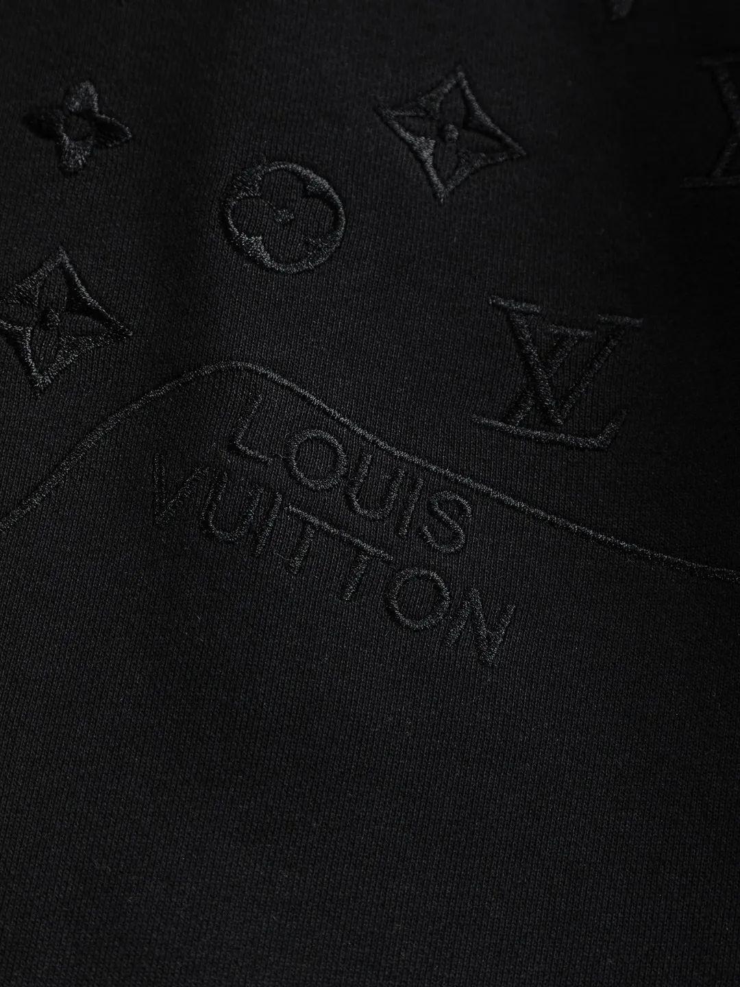 Monogram Embroidered Cotton Hoodie D20522824 — view 7