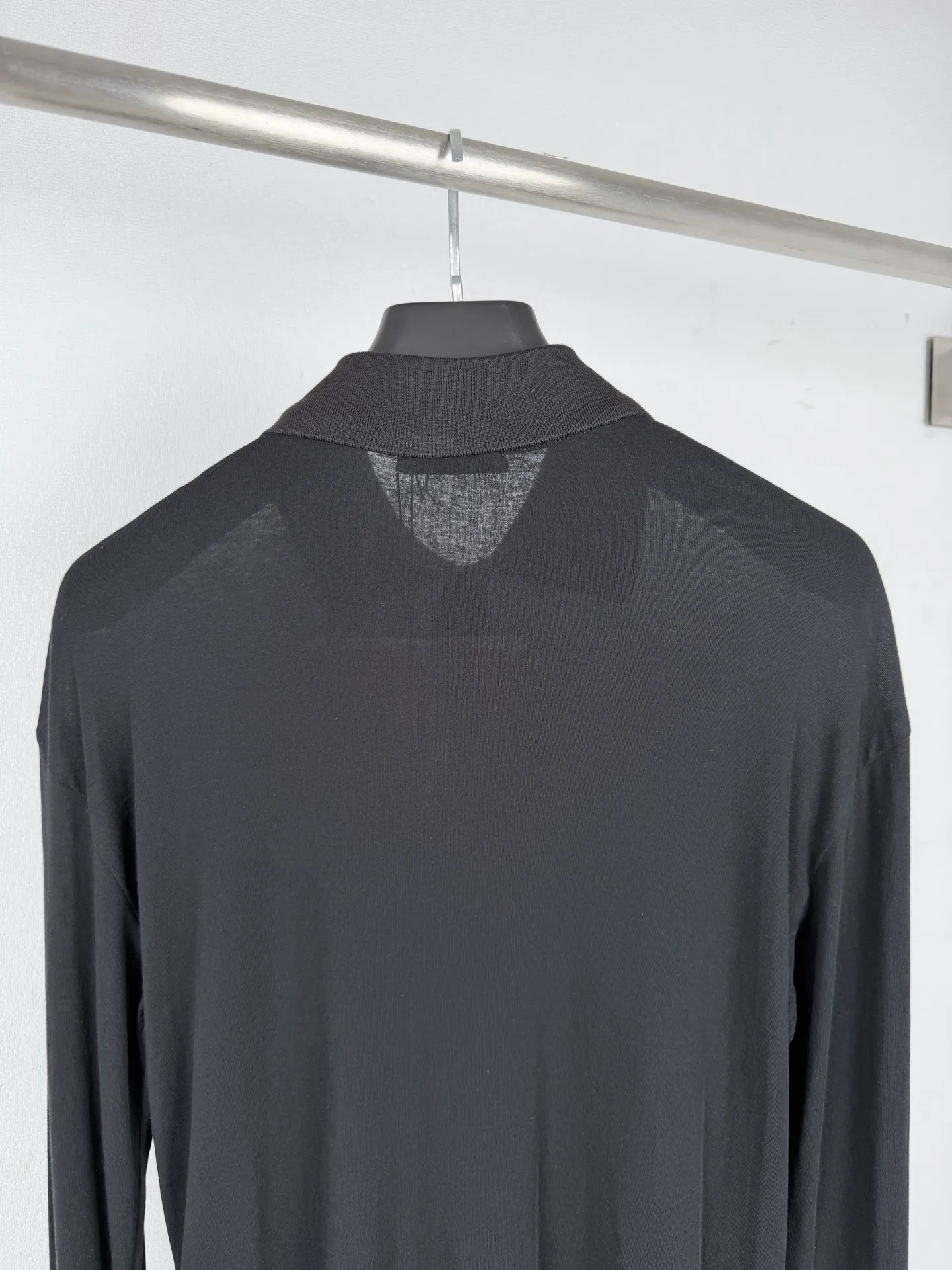 Logo-Patch Long-Sleeve Polo Shirt D20520003 — view 4