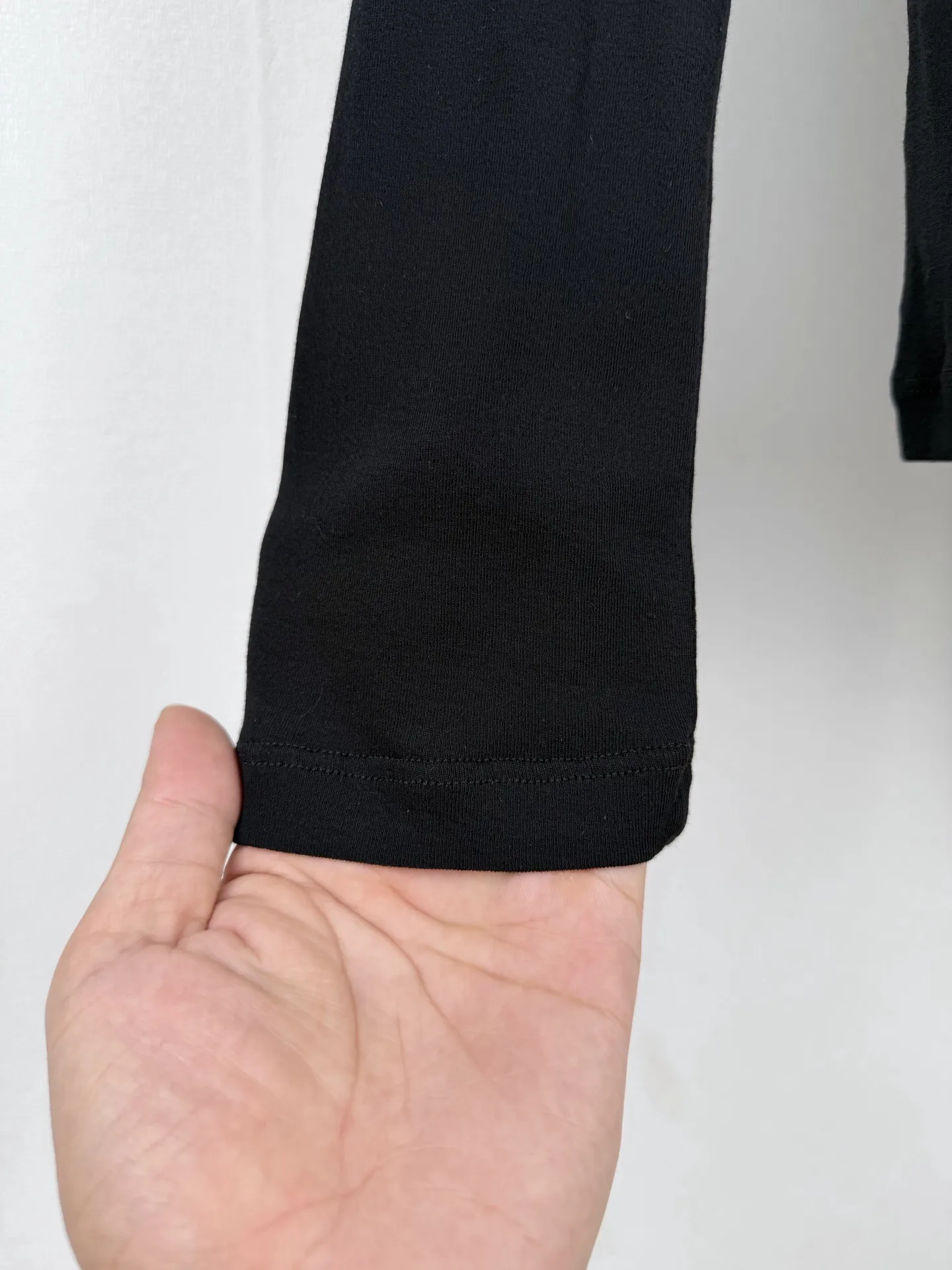 Logo-Patch Long-Sleeve Polo Shirt D20520003 — view 8
