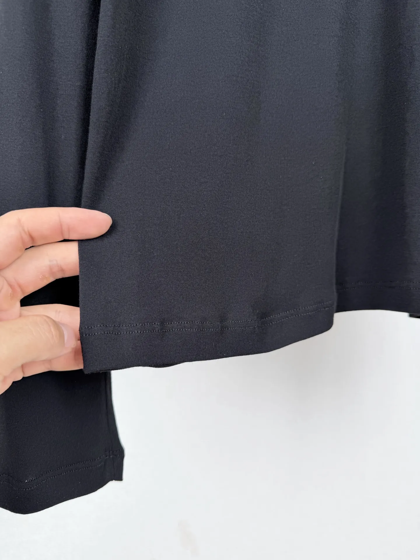 Logo-Patch Long-Sleeve Polo Shirt D20520003 — view 9