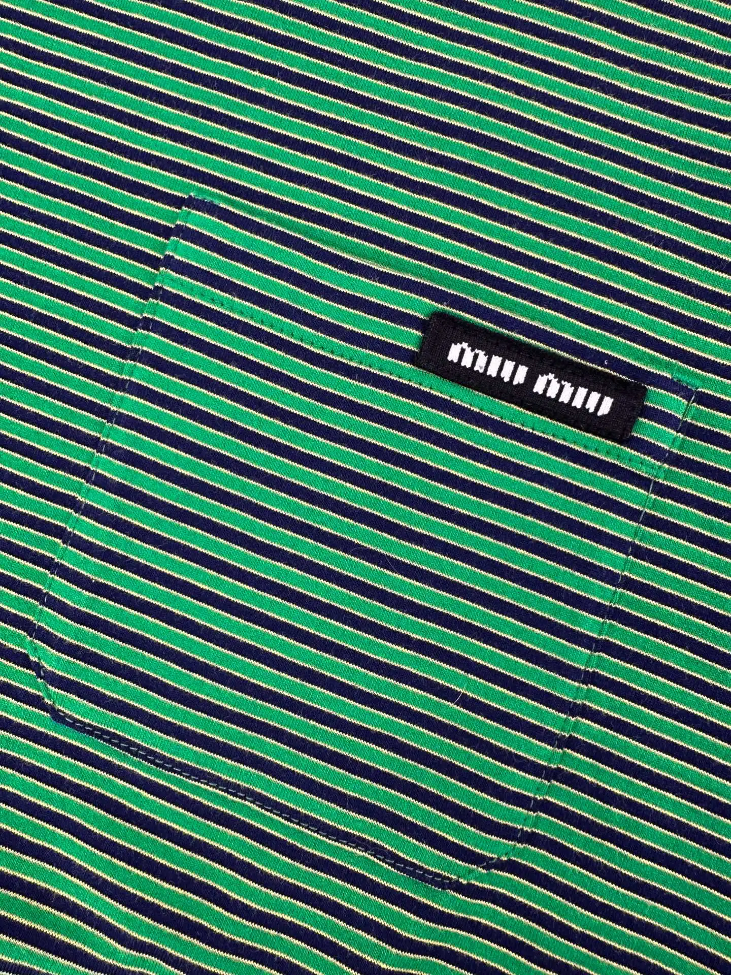 Striped Cotton Long-Sleeve T-Shirt D20519919 — view 4
