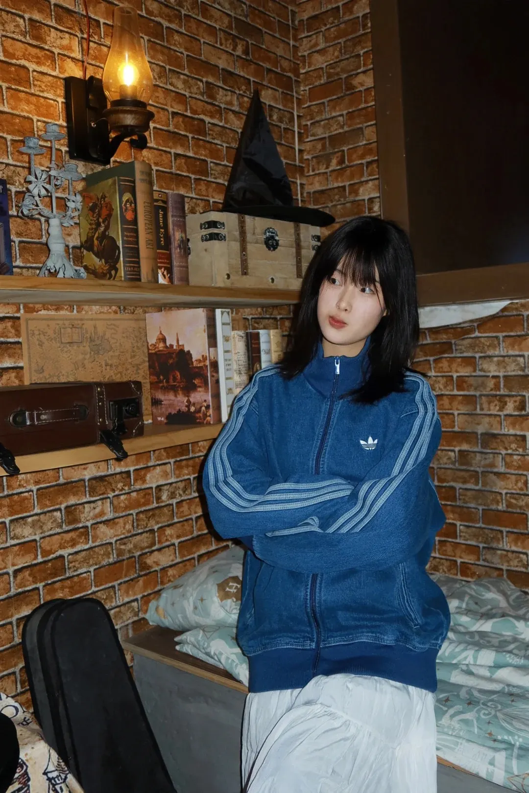 Adidas Originals Firebird Denim Track Jacket D20521729 — view 22