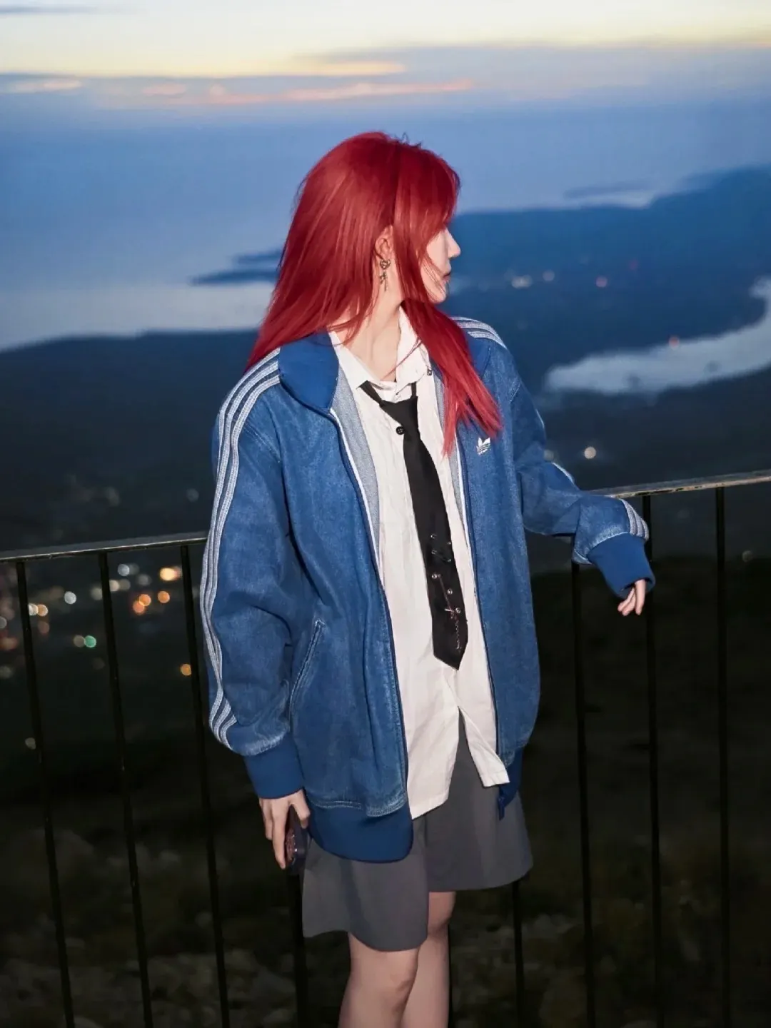 Adidas Originals Firebird Denim Track Jacket D20521729 — view 36