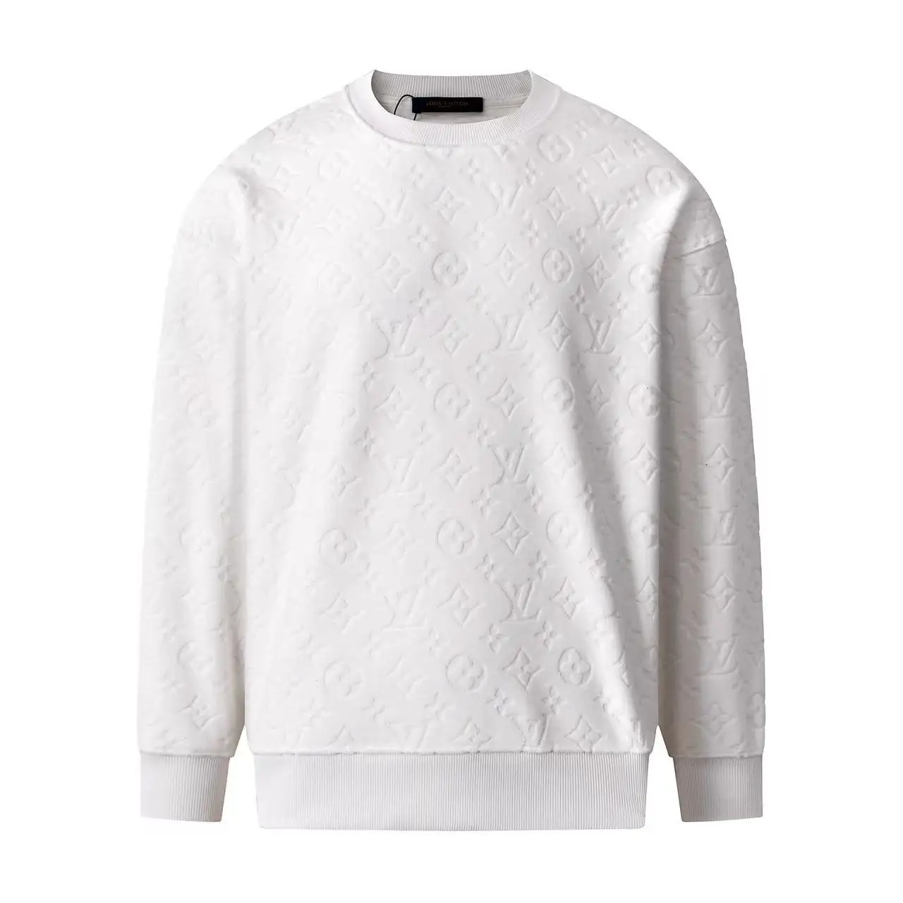 Monogram Jacquard Fleece-Lined Sweatshirt D21020343