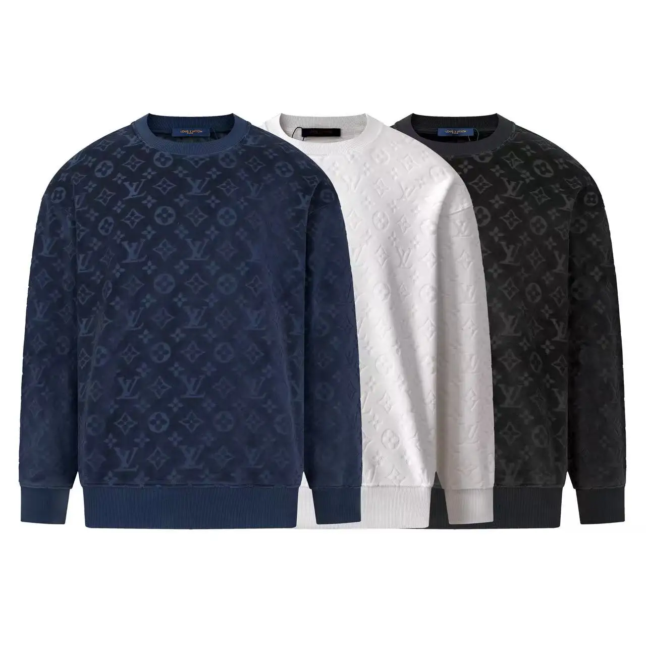 Monogram Jacquard Fleece-Lined Sweatshirt D21020341