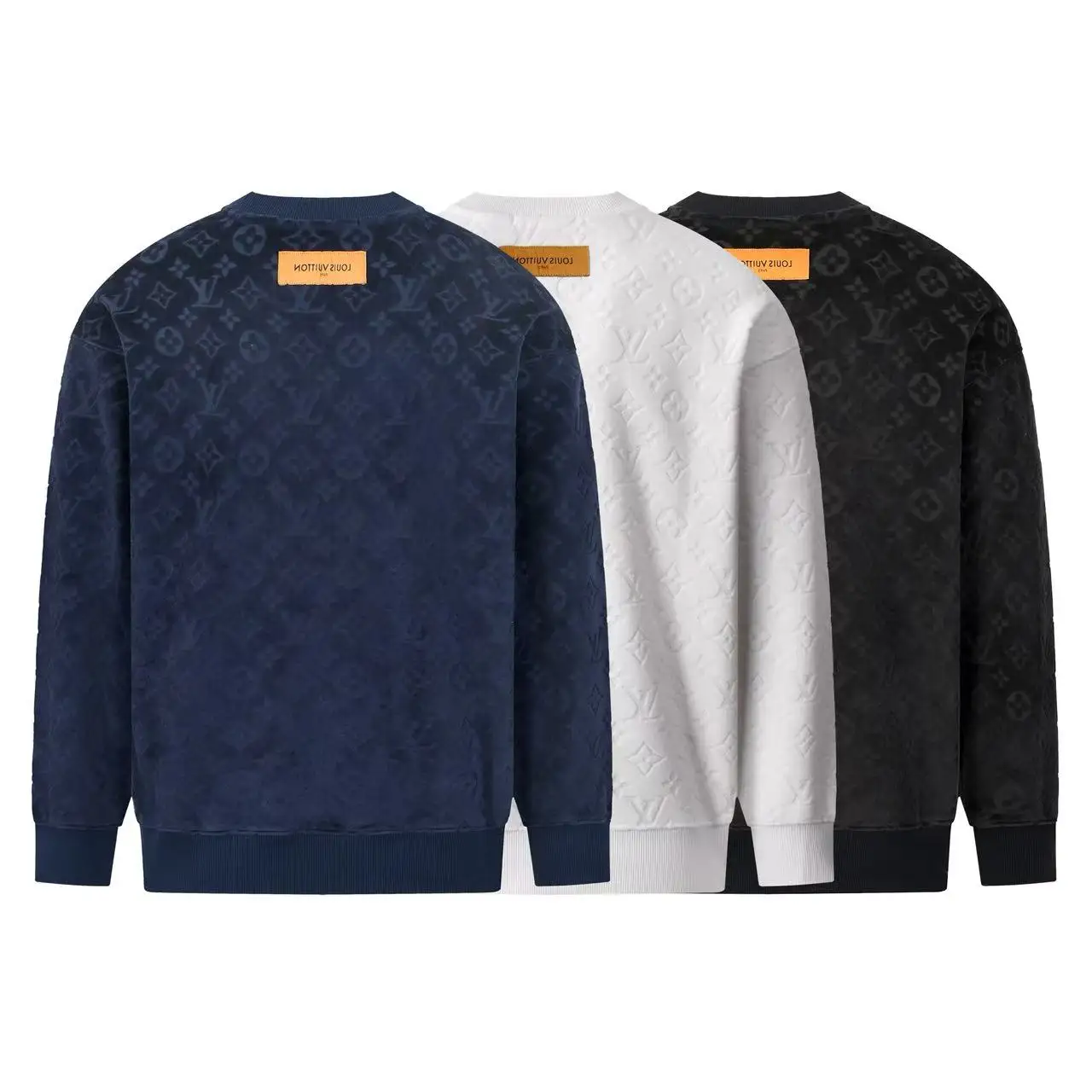 Monogram Jacquard Fleece-Lined Sweatshirt D21020341 — view 2