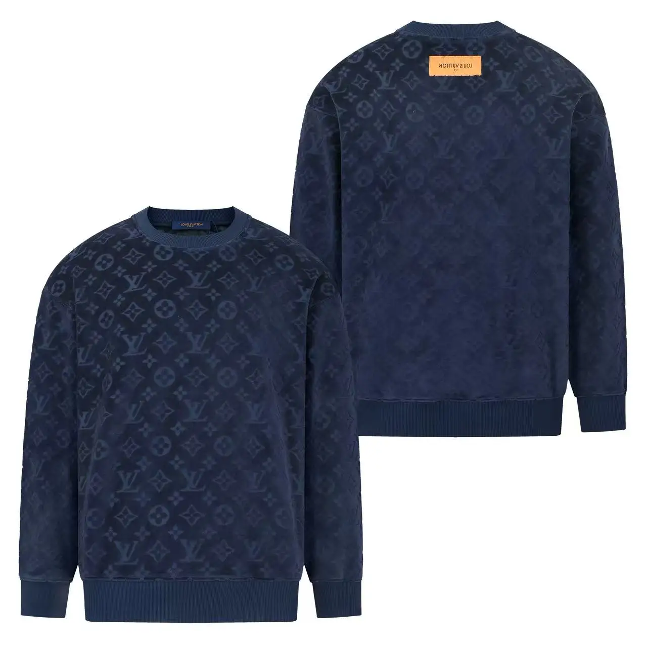 Monogram Jacquard Fleece-Lined Sweatshirt D21020341 — view 5