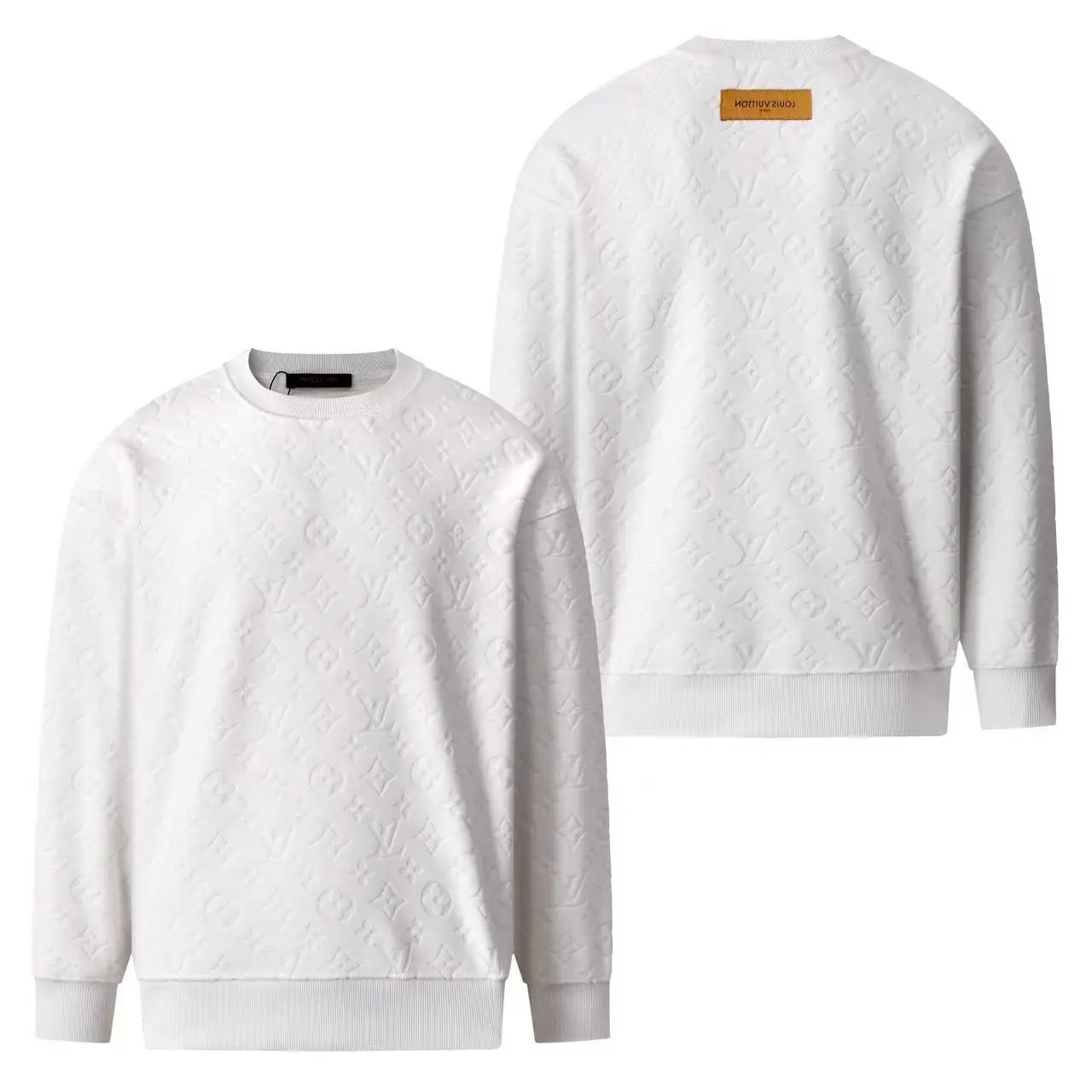 Monogram Jacquard Fleece-Lined Sweatshirt D21020341 — view 6