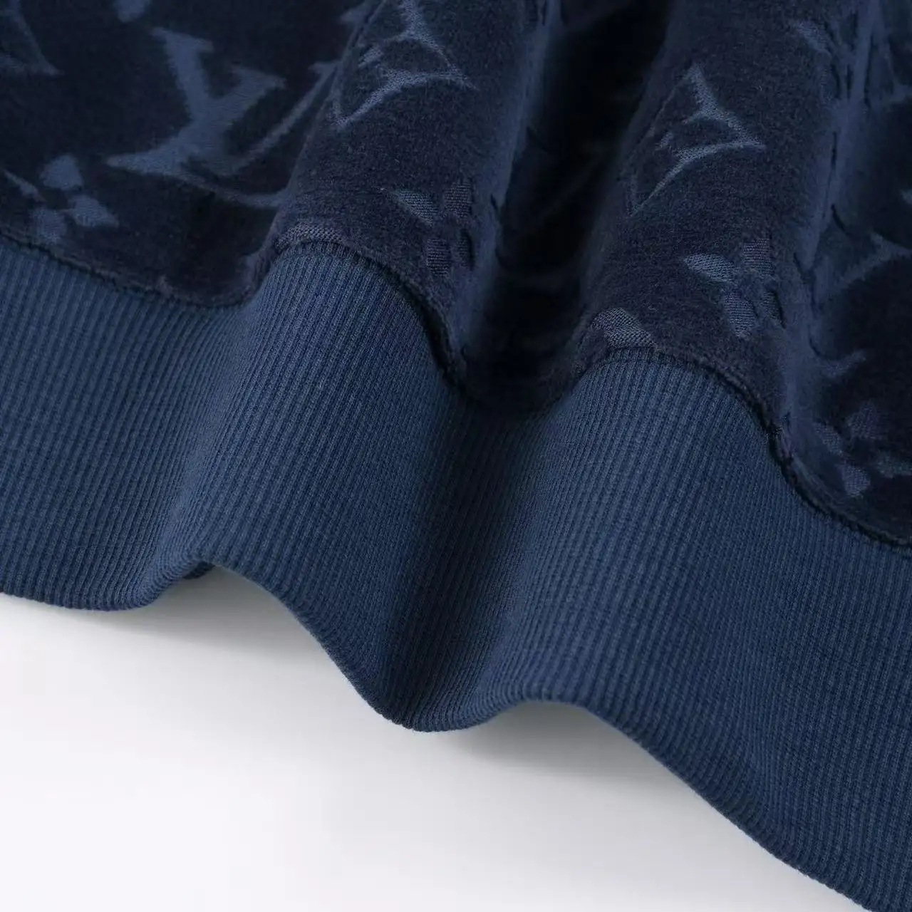 Monogram Jacquard Fleece Crew-Neck Sweatshirt D21020342 — view 9
