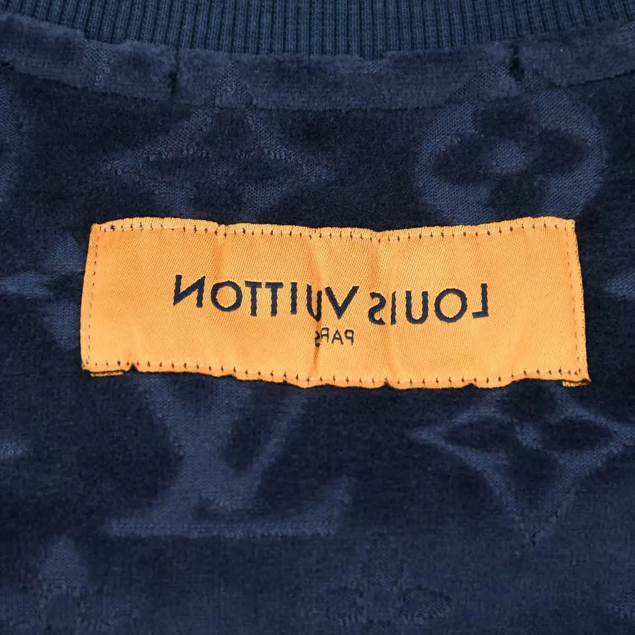 Monogram Jacquard Fleece Crew-Neck Sweatshirt D21020342 — view 12