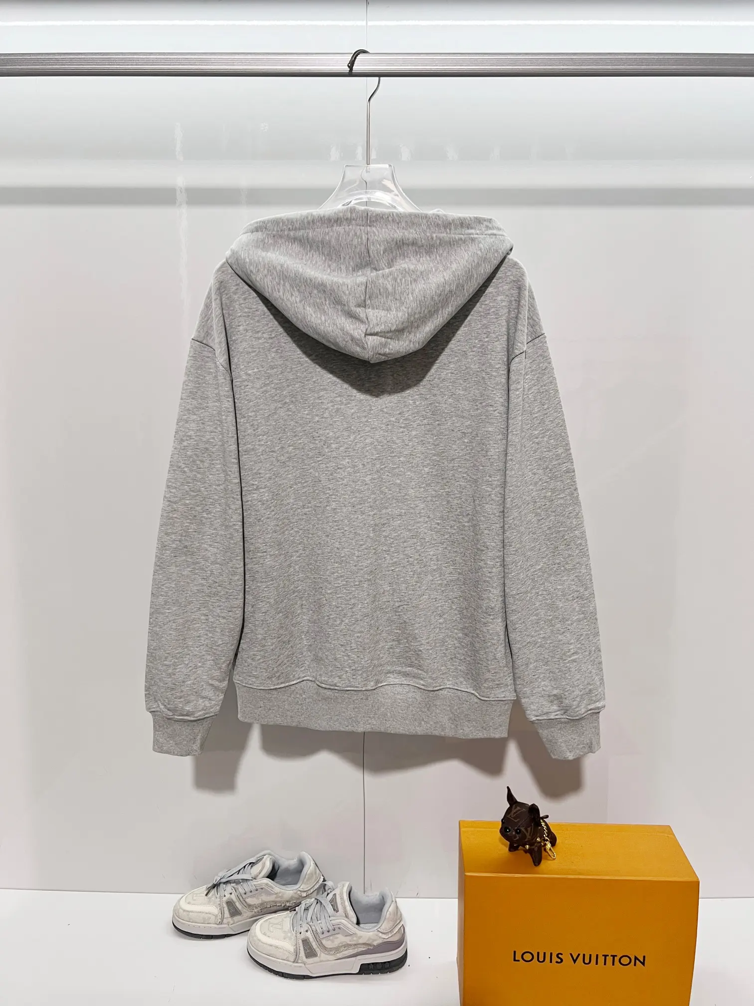 Embroidered Logo Zip-Up Hoodie D21022855 — view 2