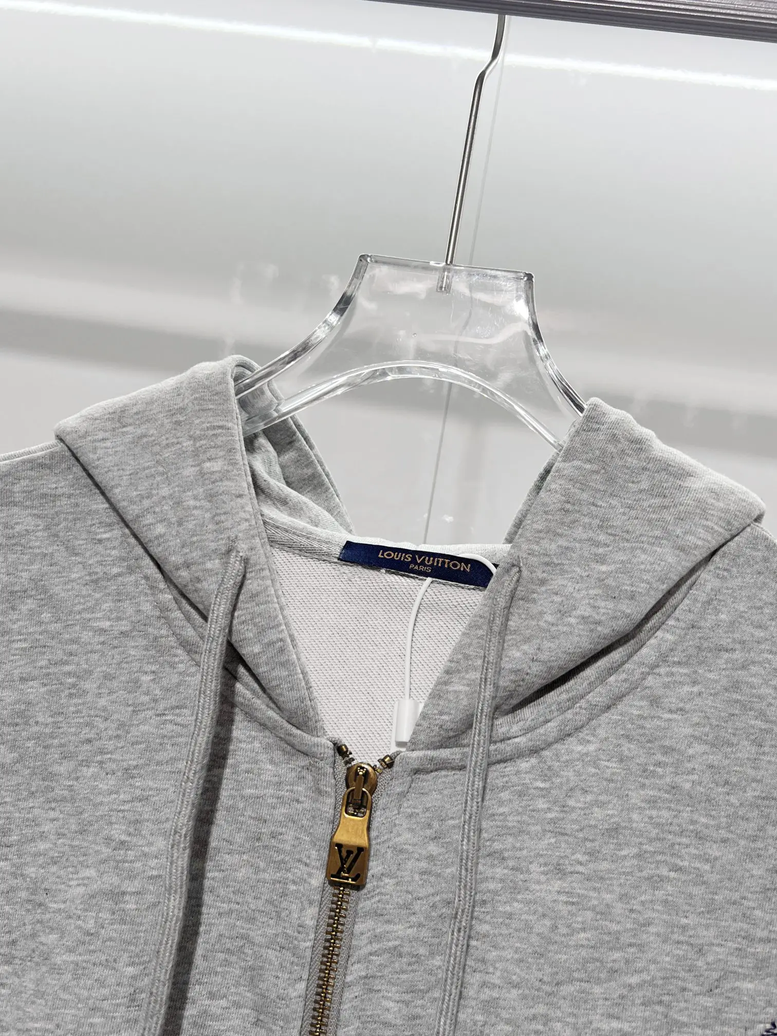 Embroidered Logo Zip-Up Hoodie D21022855 — view 8