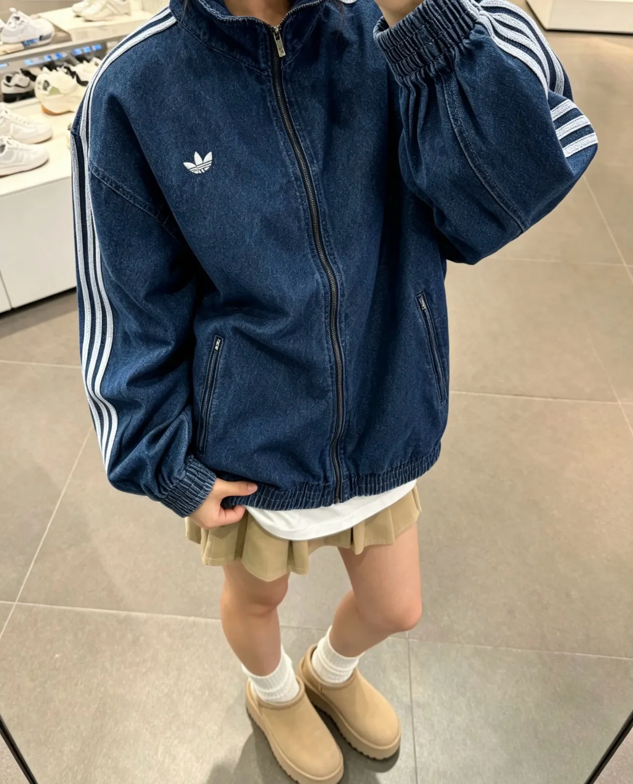 Adidas Originals Firebird Denim Track Jacket D21021757 — view 3
