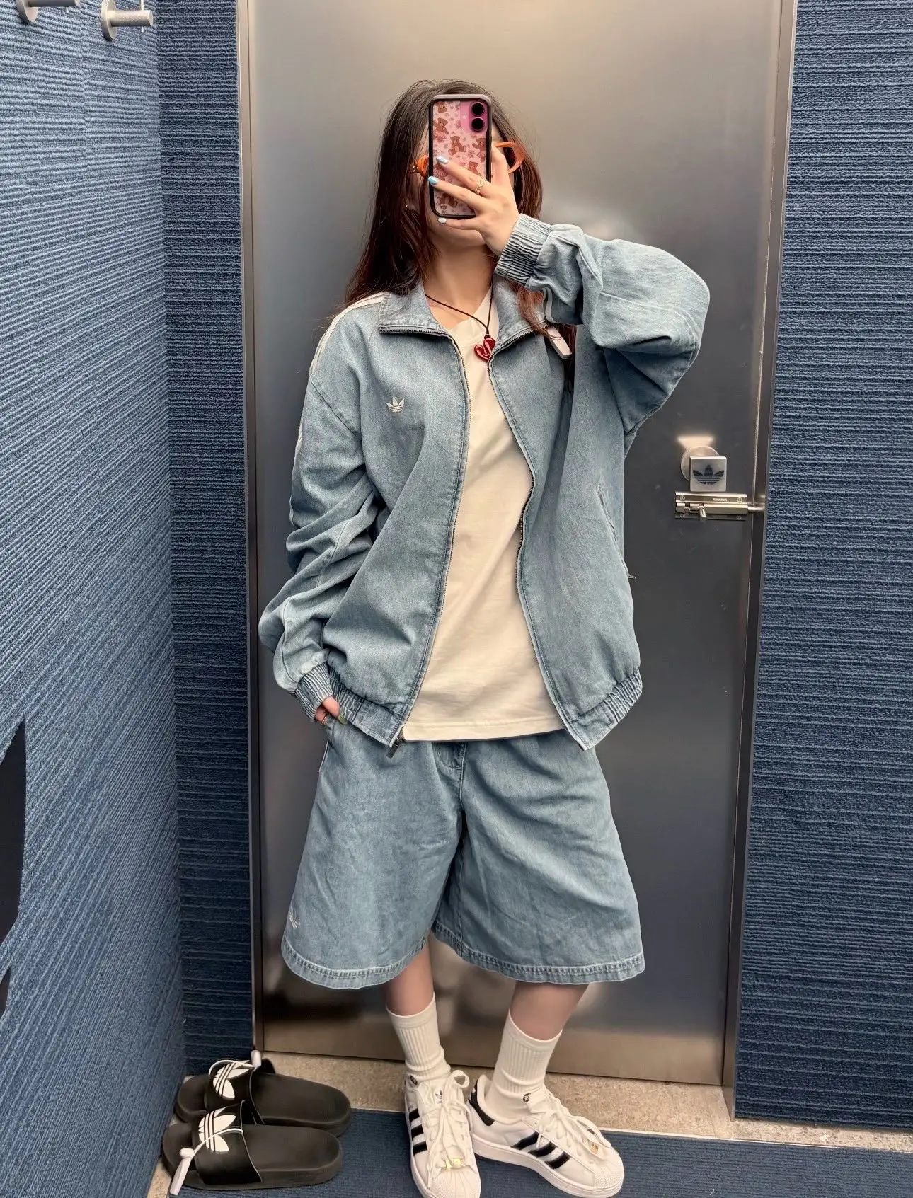 Adidas Originals Firebird Denim Track Jacket D21021757 — view 6