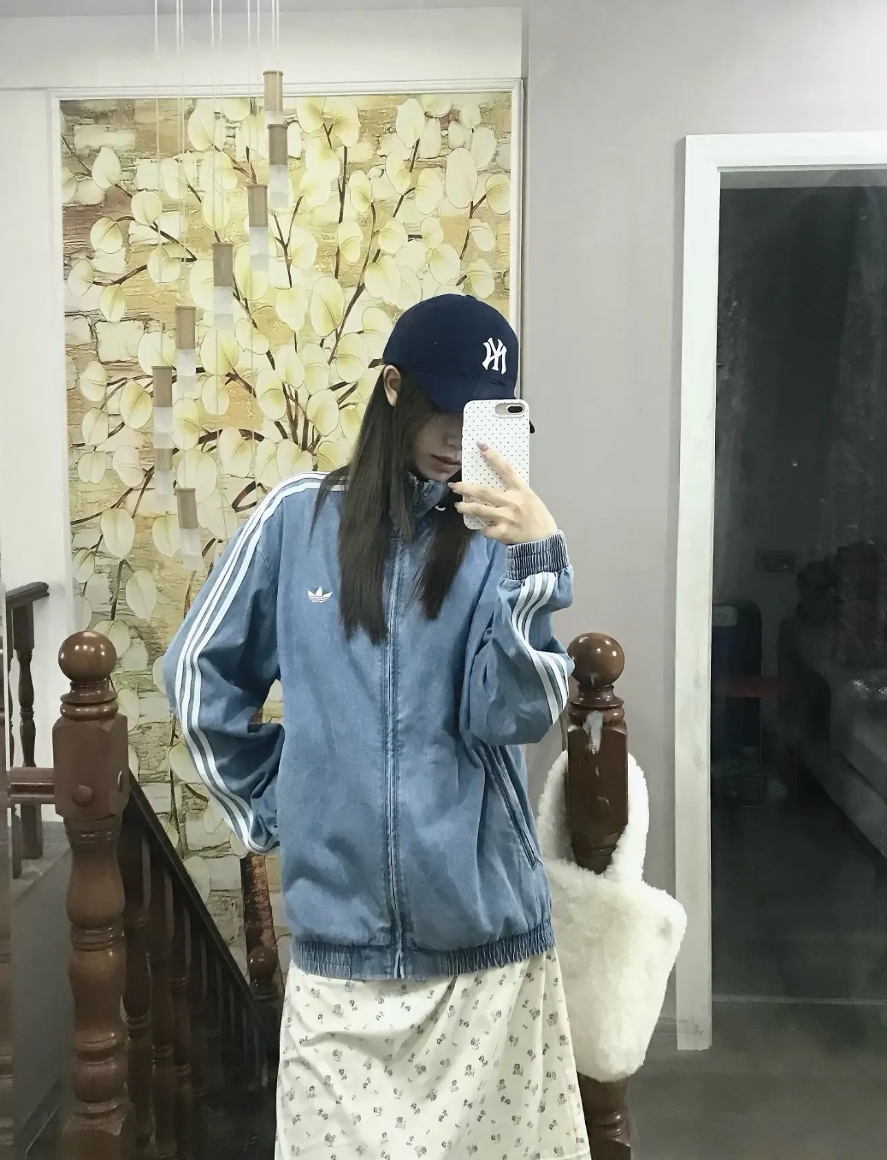 Adidas Originals Firebird Denim Track Jacket D21021757 — view 9