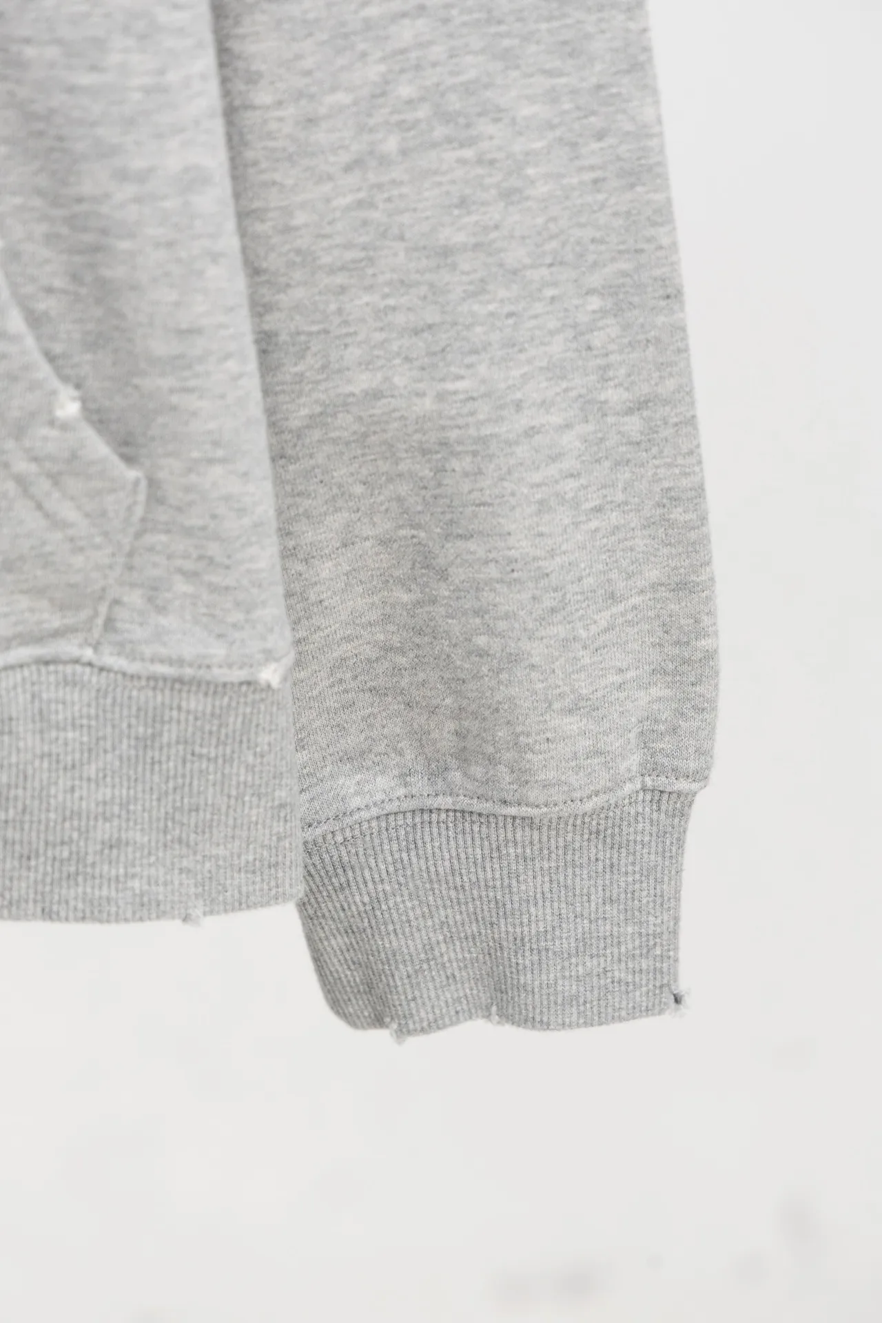Logo-Embroidered Distressed Cotton-Jersey Hoodie D21019872 — view 9