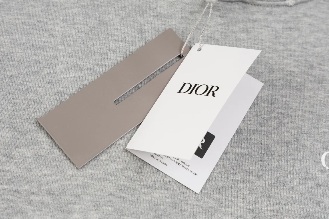 Logo-Embroidered Distressed Cotton-Jersey Hoodie D21019873 — view 9
