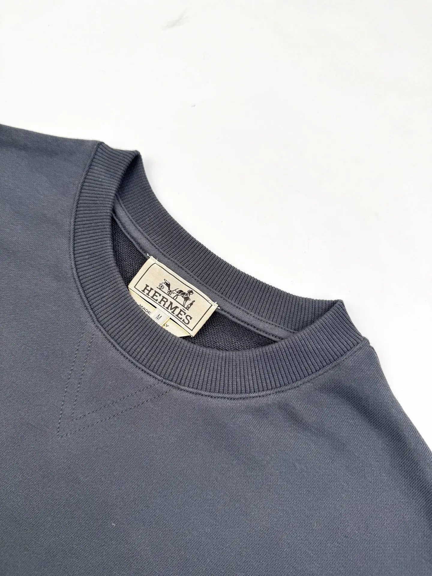 Embroidered Cotton-Blend Crew-Neck Sweatshirt D21521888 — view 3