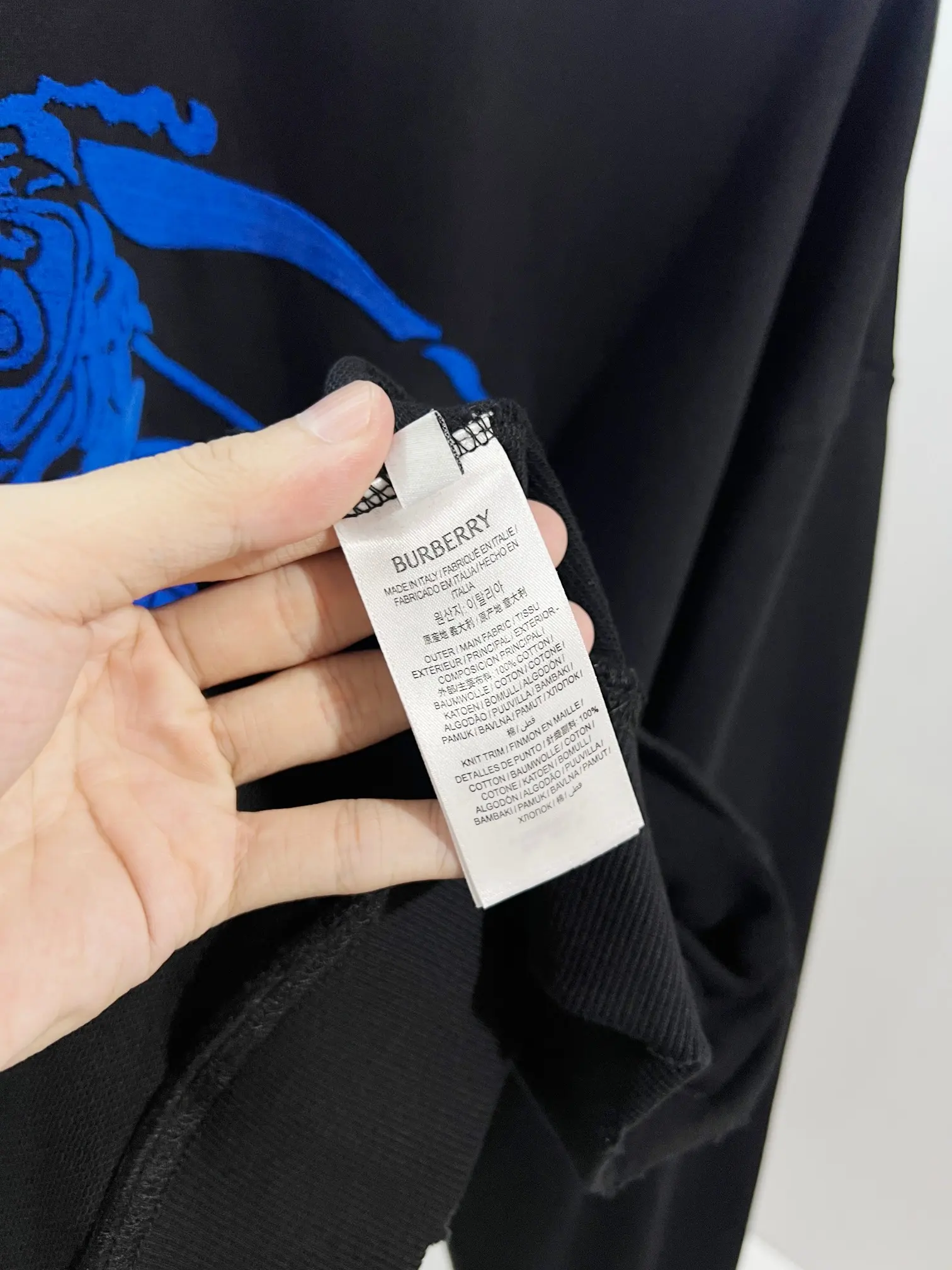 EKD Logo Distressed Cotton Hoodie D22022834 — view 9