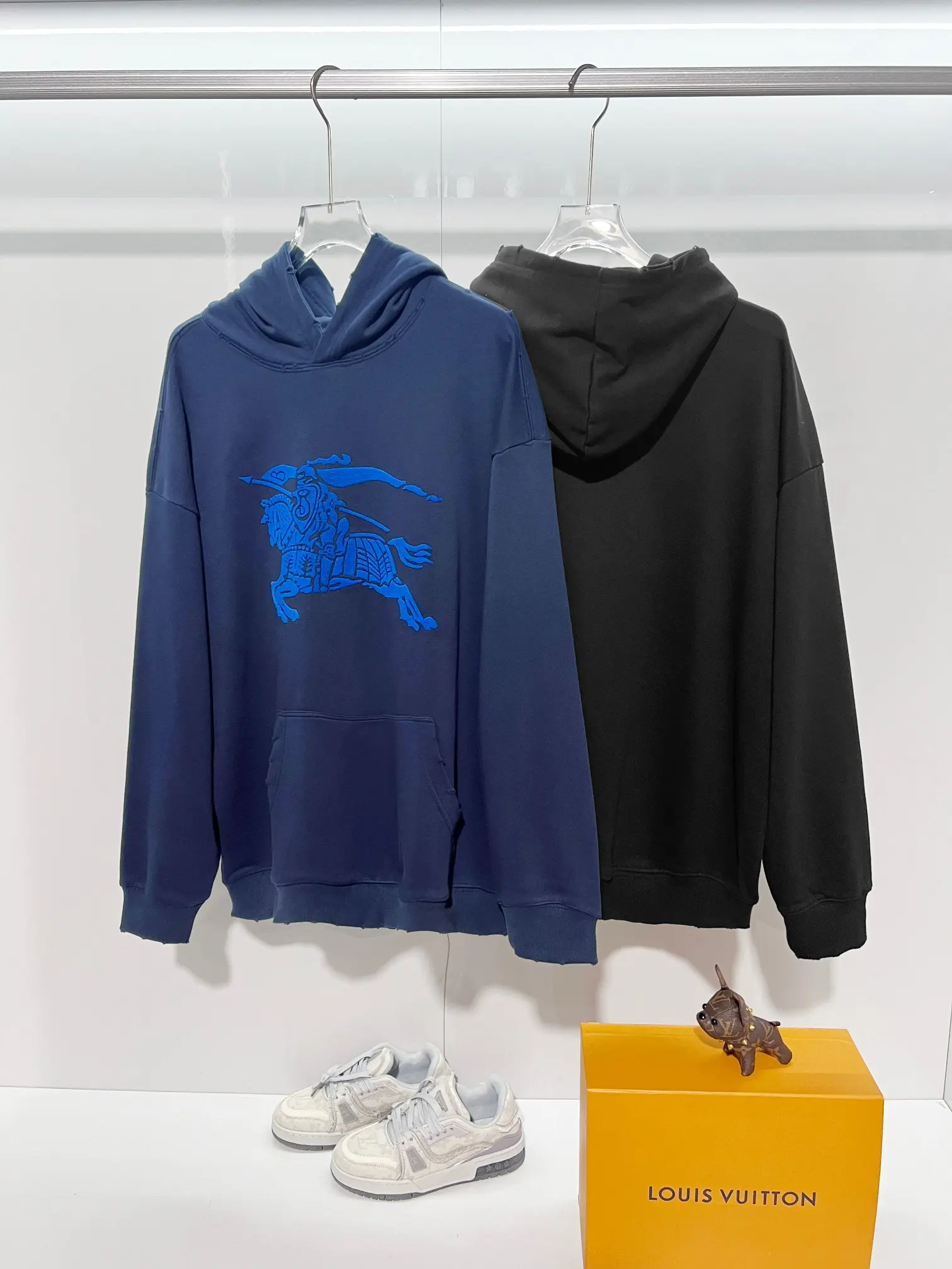 EKD Logo Distressed Cotton Hoodie D22022834 — view 10