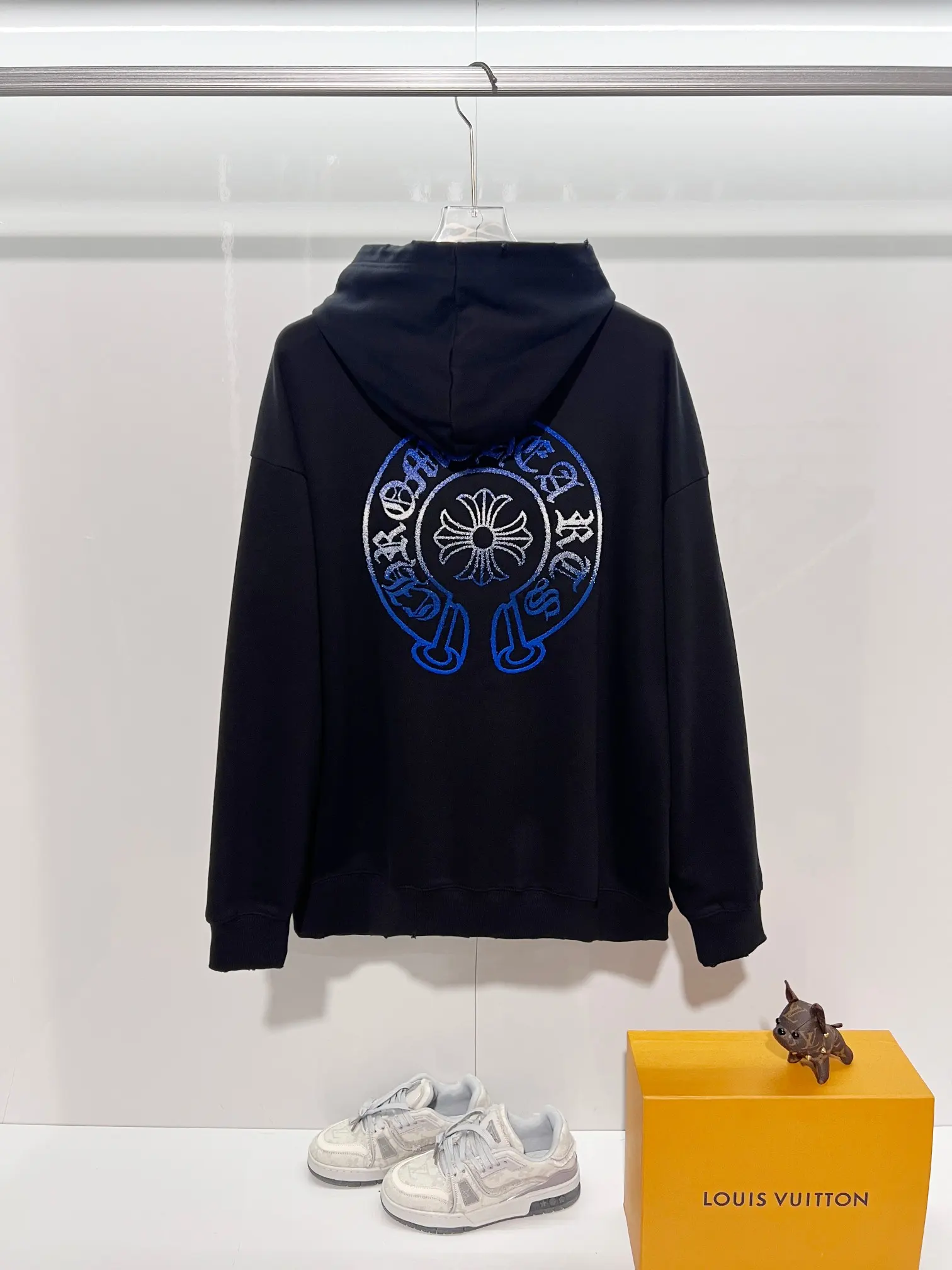 Chrome Hearts Embroidered Horseshoe Logo Hoodie D22022844 — view 2