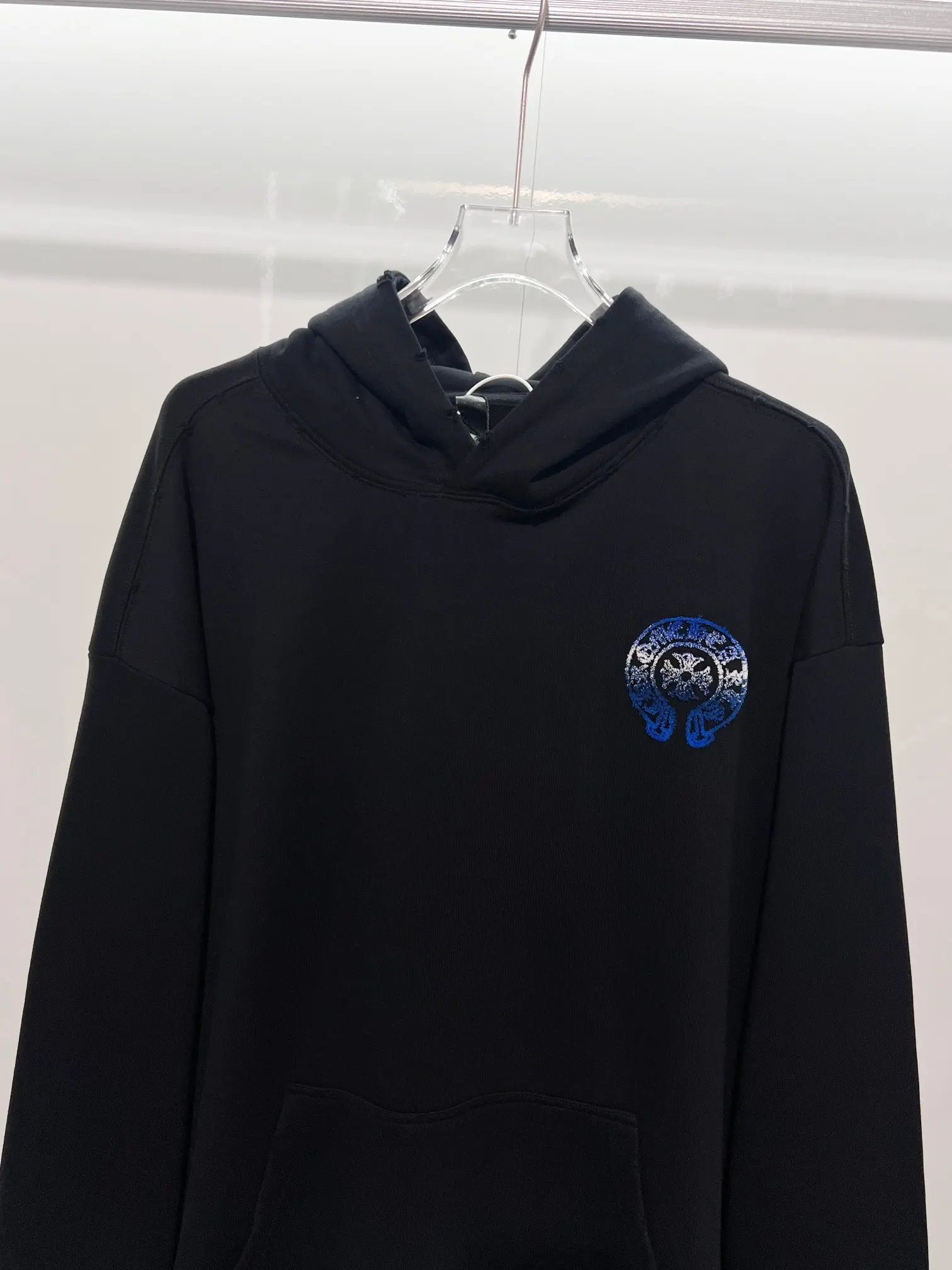 Chrome Hearts Embroidered Horseshoe Logo Hoodie D22022844 — view 3