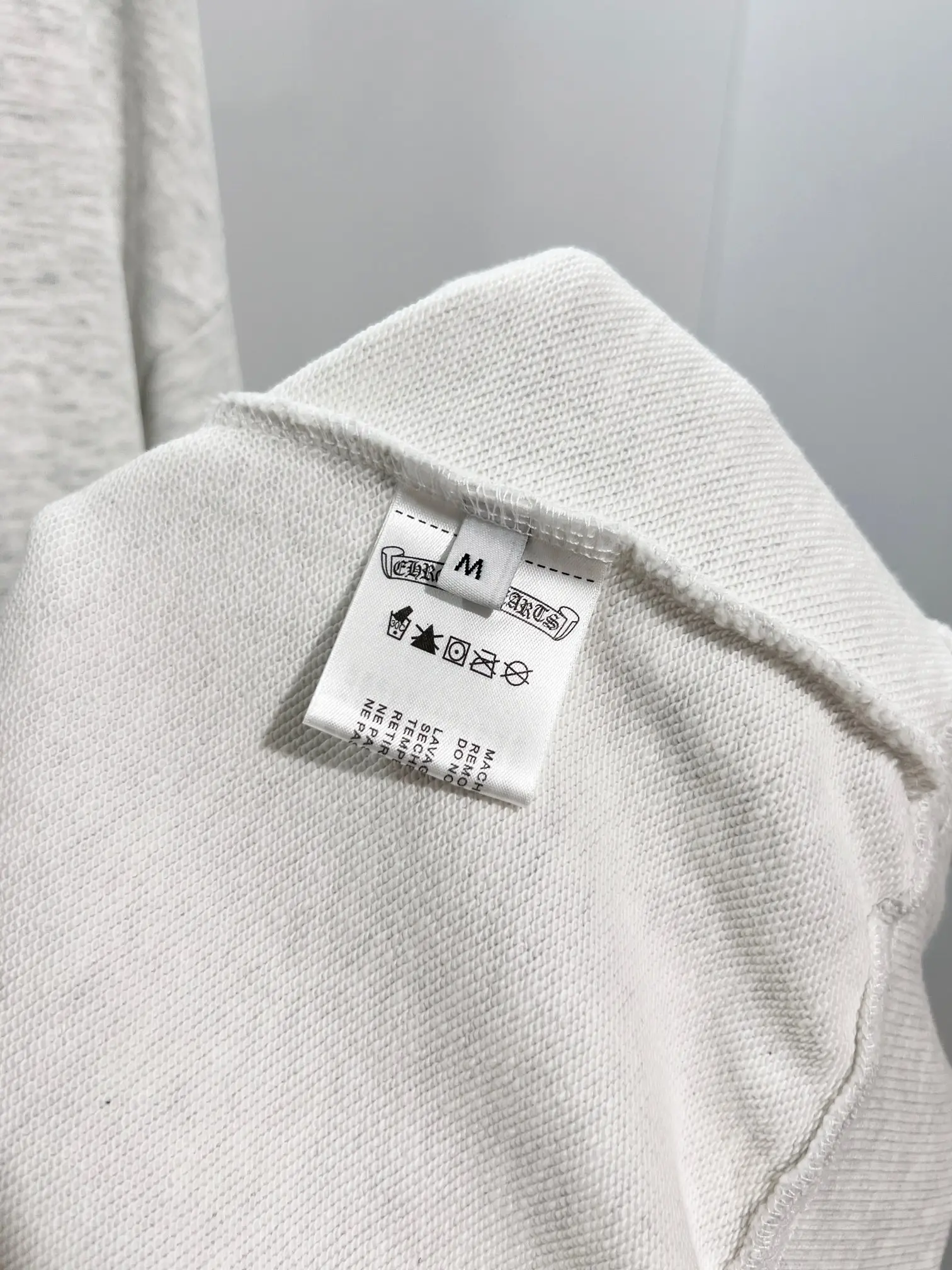 Logo-Embroidered Distressed Cotton-Jersey Hoodie D22022845 — view 9