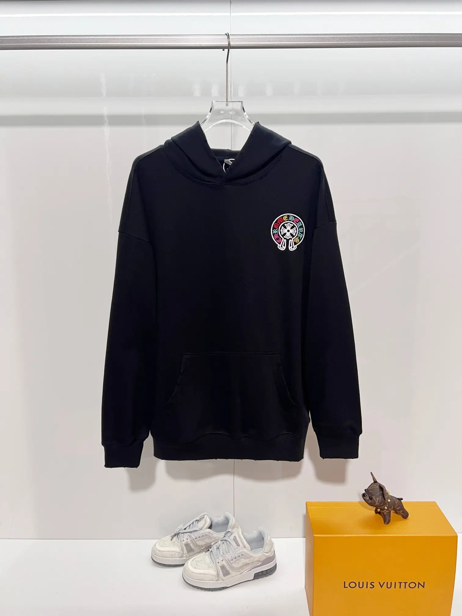 Logo Embroidery Cotton-Jersey Hoodie D22022848