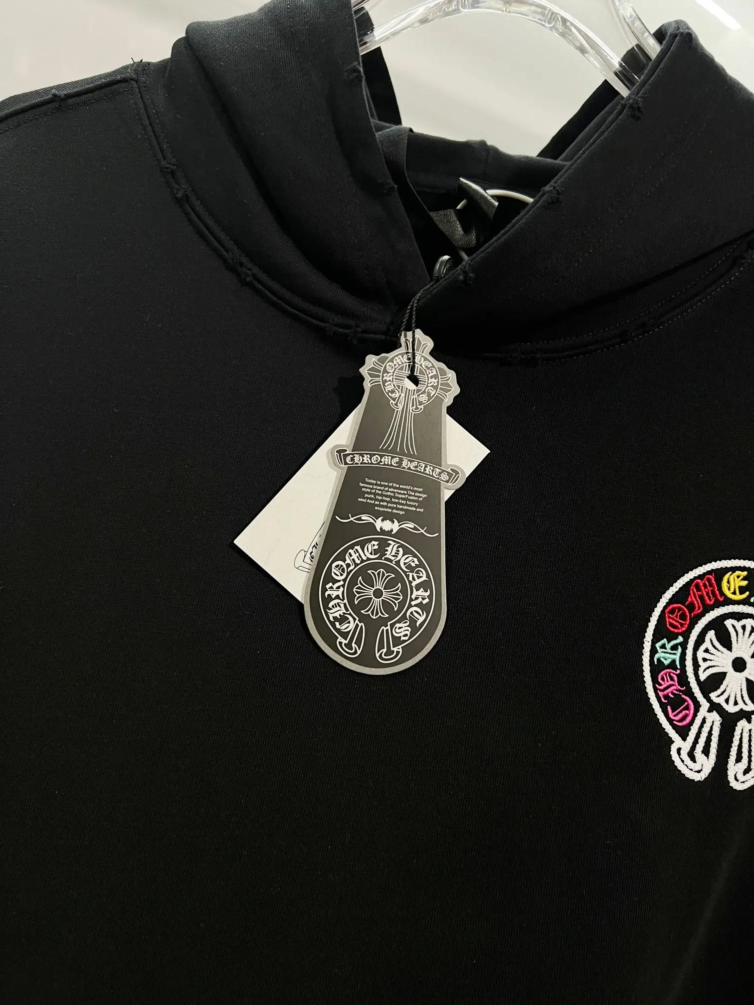 Logo Embroidery Cotton-Jersey Hoodie D22022848 — view 6