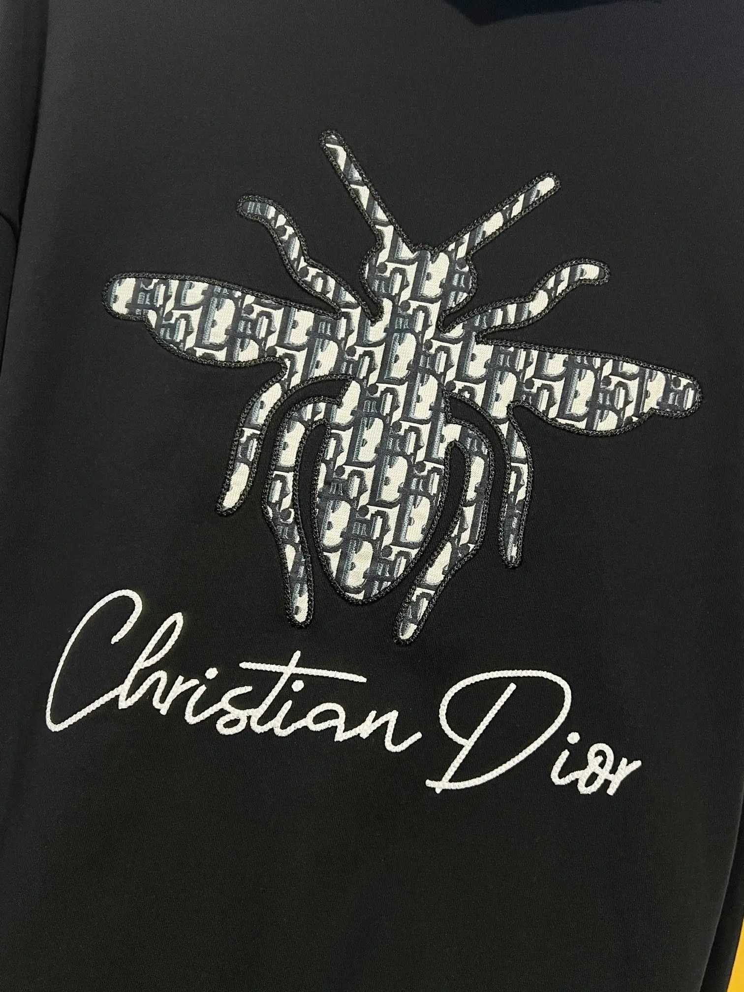 Logo Embroidery Distressed Cotton Hoodie D22022836 — view 5