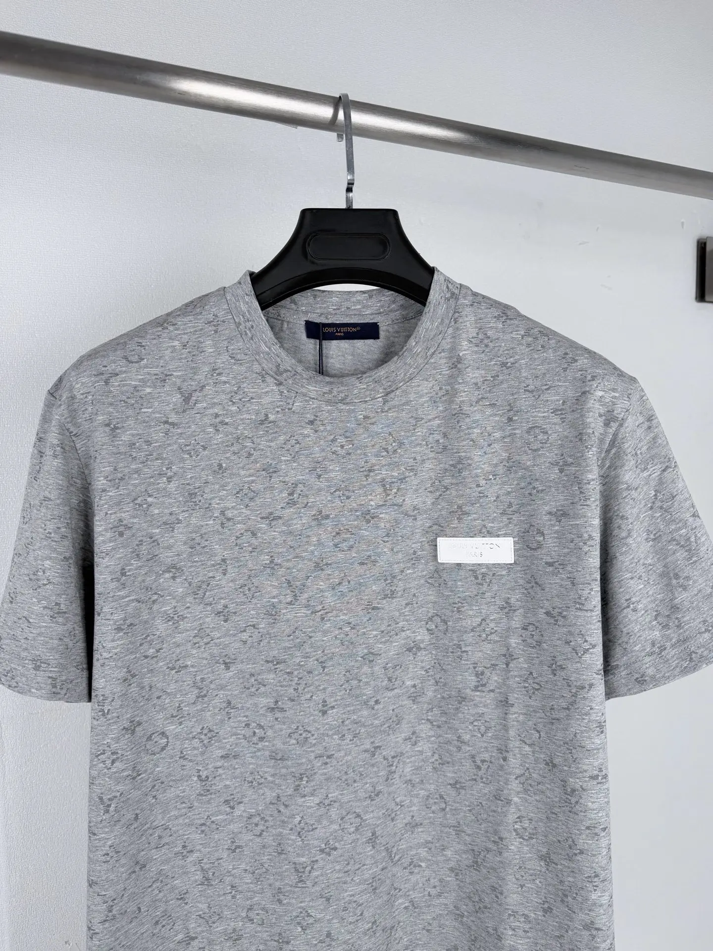 Monogram Reflective Print Cotton T-Shirt D22021563 — view 2