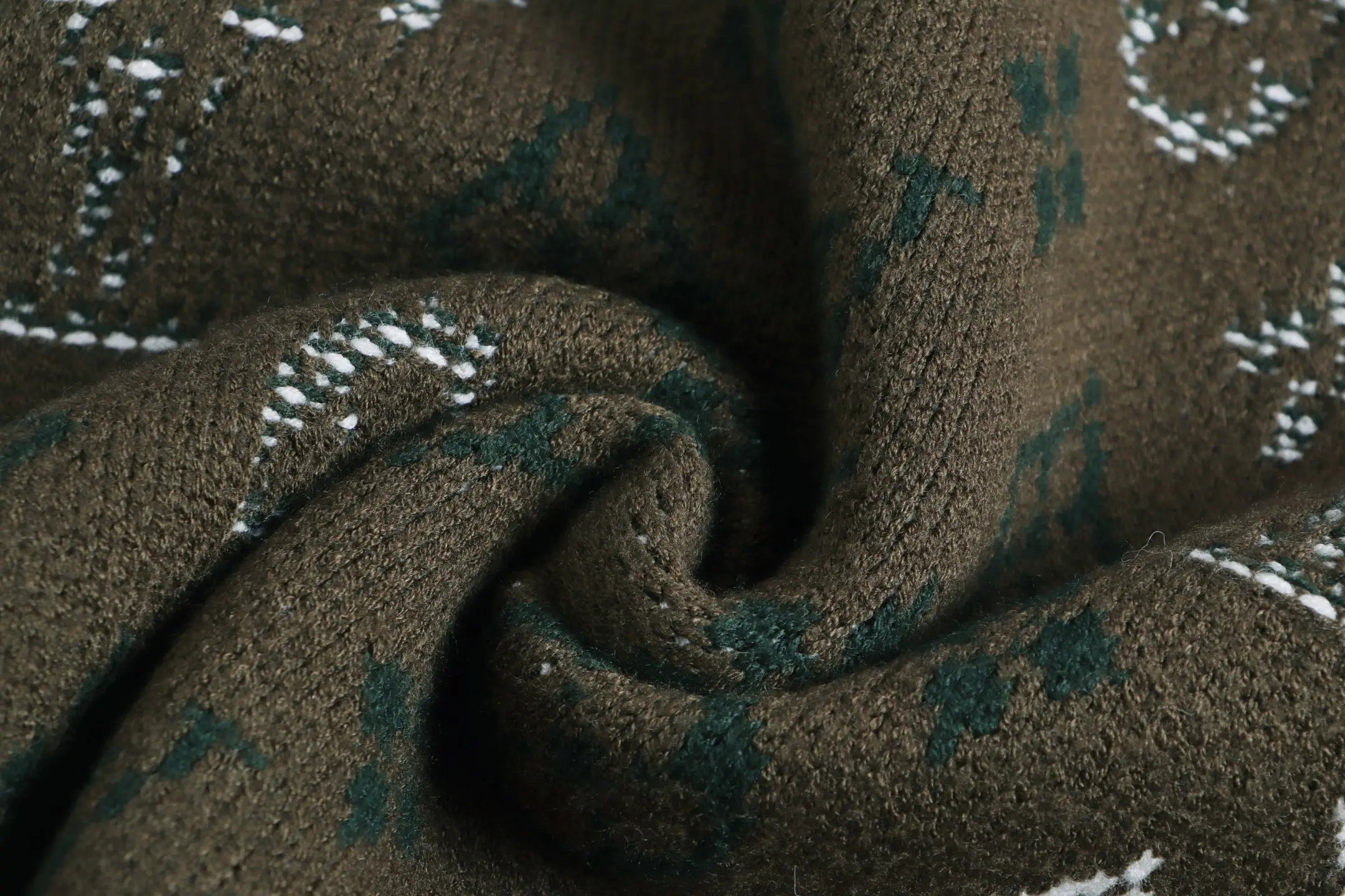 Monogram Jacquard Crew-Neck Wool Sweater D22022057 — view 4