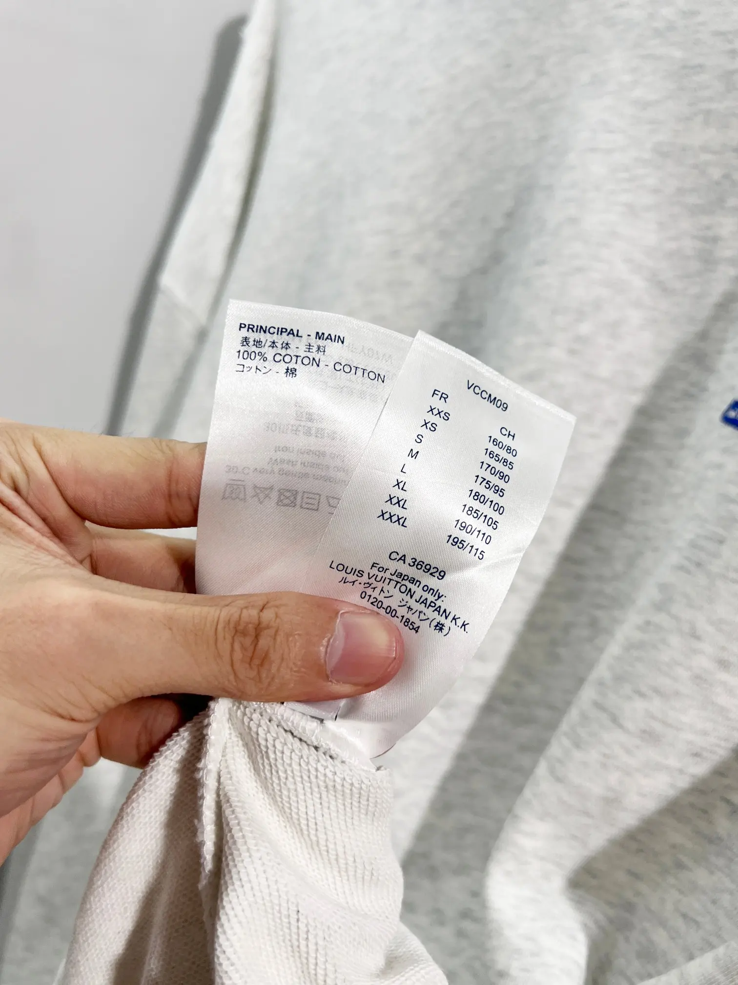 Logo Embroidered Distressed Cotton Hoodie D22022839 — view 9