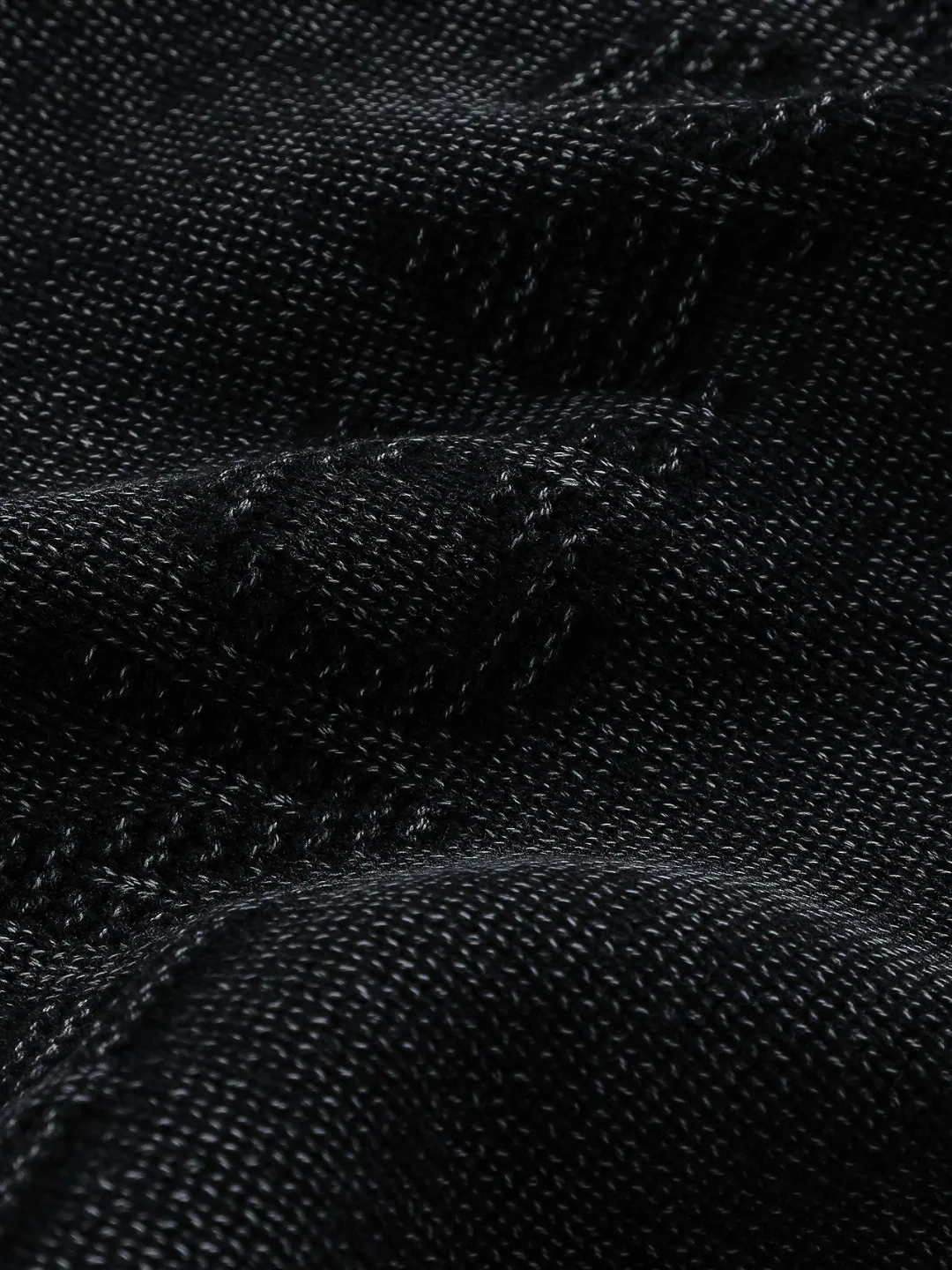 Logo-Embroidered Distressed Wool-Blend Sweater D22522741 — view 10