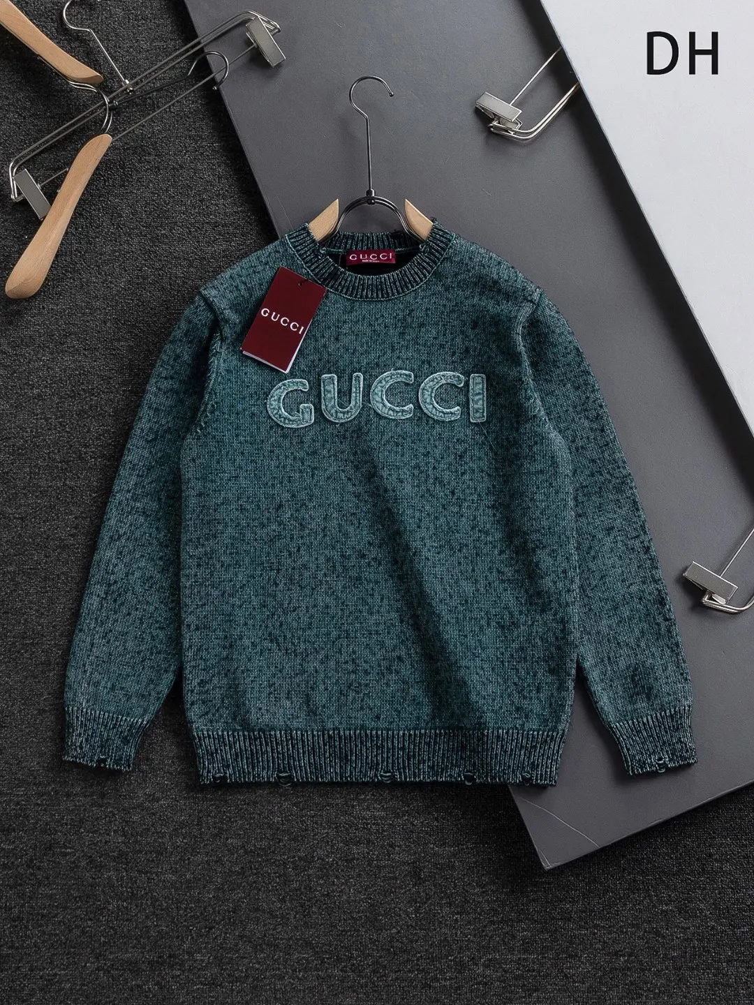 Logo-Embroidered Wool and Cashmere-Blend Sweater D22522817