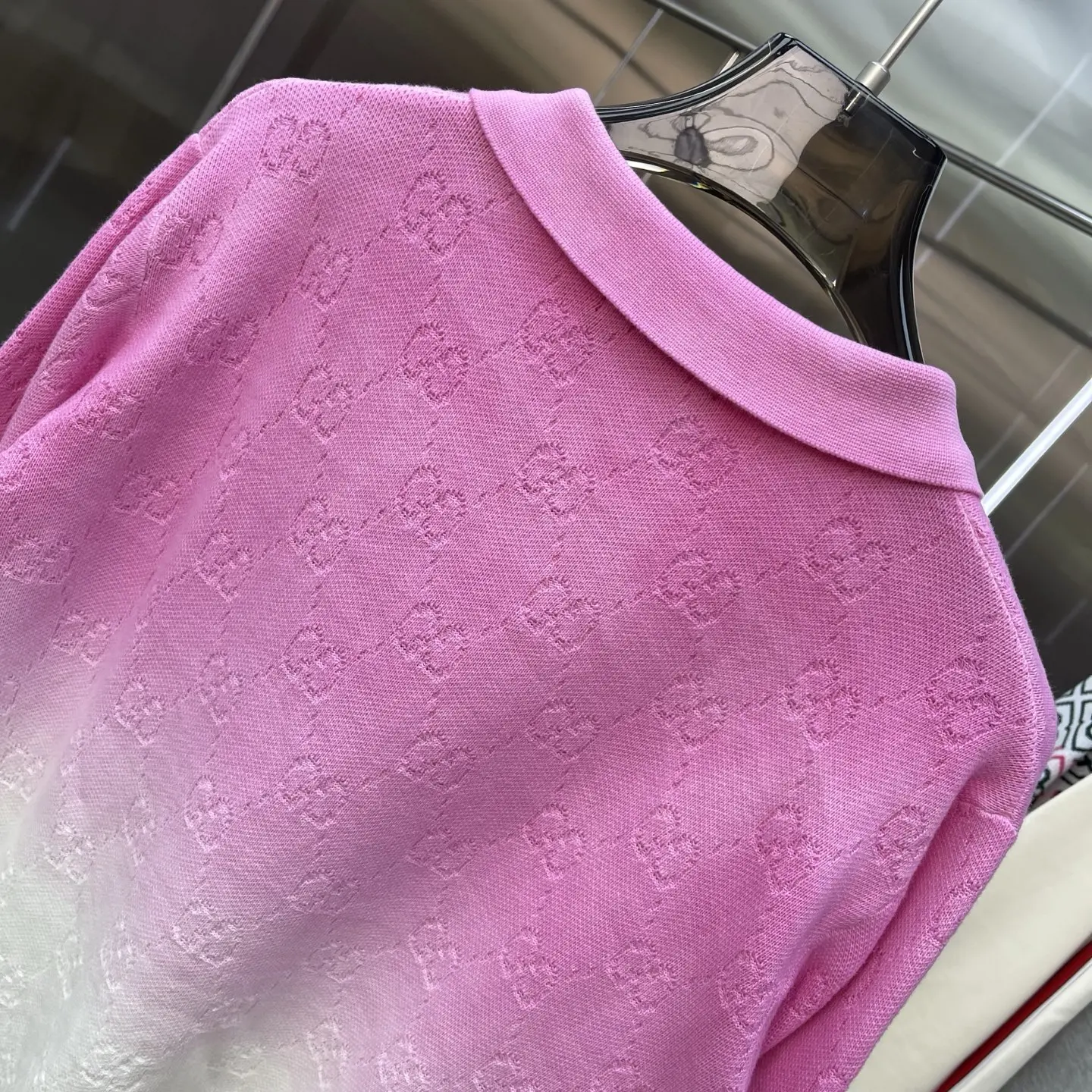 GG Monogram Ombré Polo Sweater D22523363 — view 8