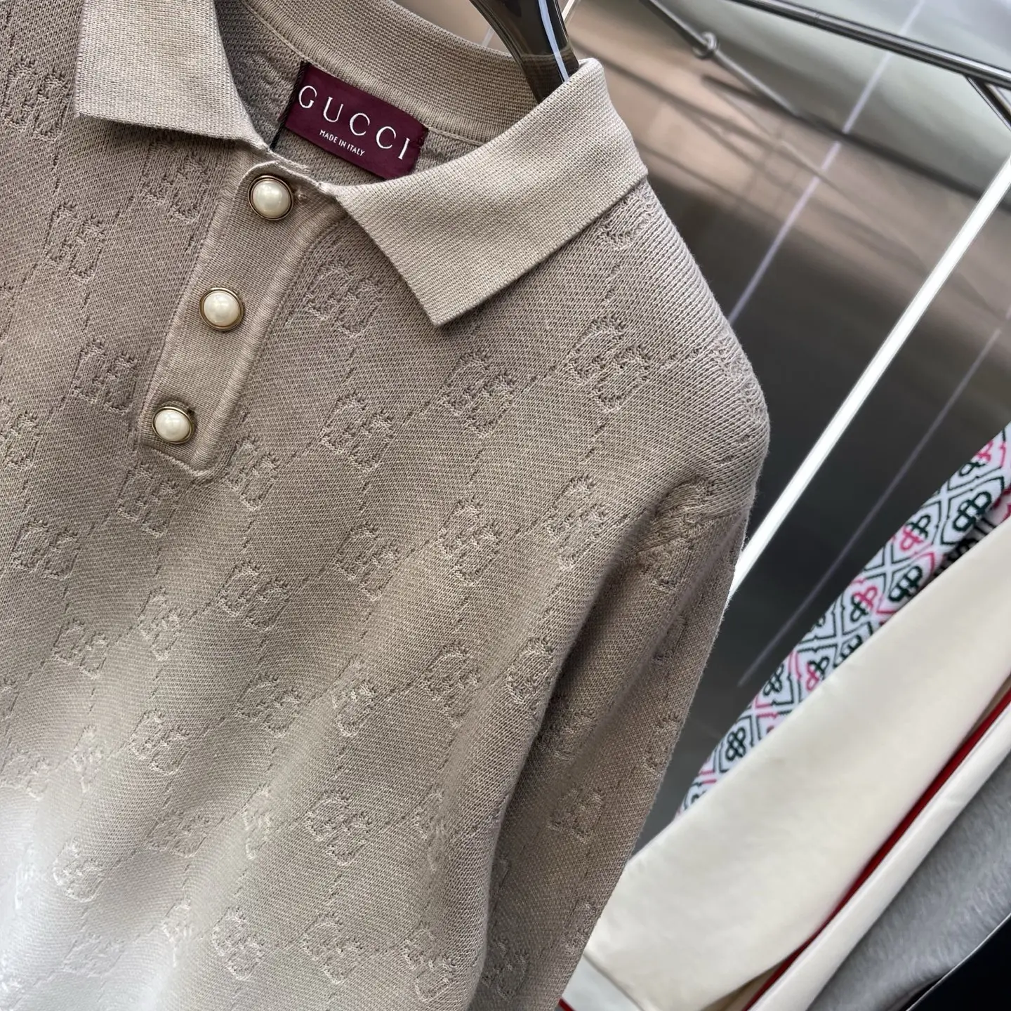 GG Monogram Ombré Polo Sweater D22523361 — view 5